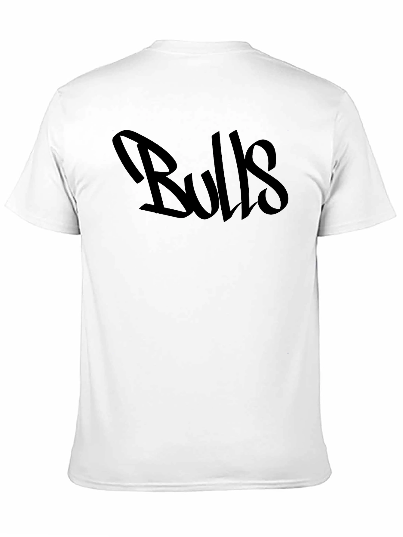 Black Bulls Graphic Crew Neck T-Shirt