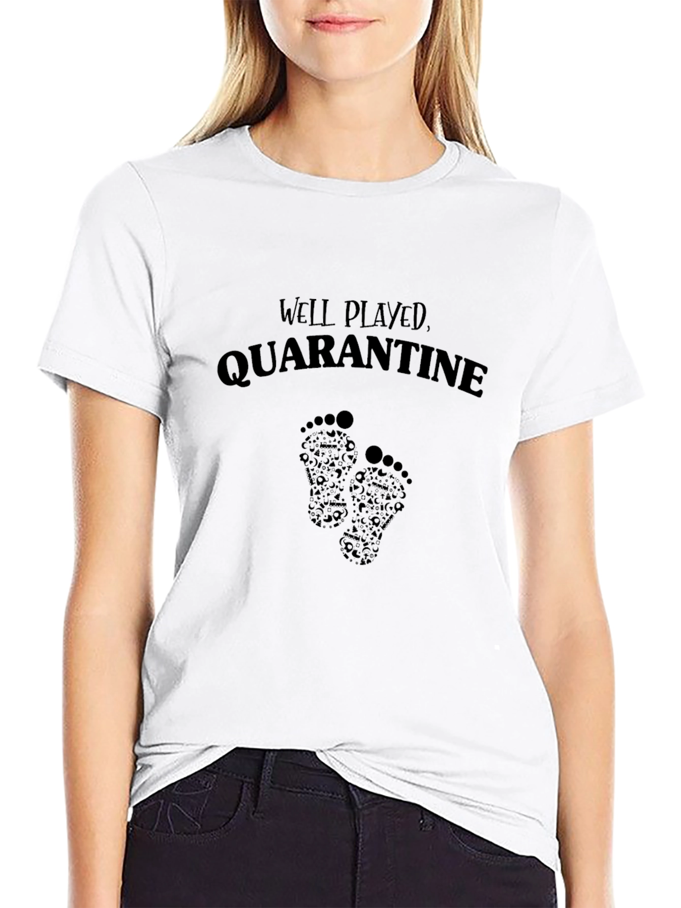 Well Played Quarantine - Novelty Graphic T-Shirt