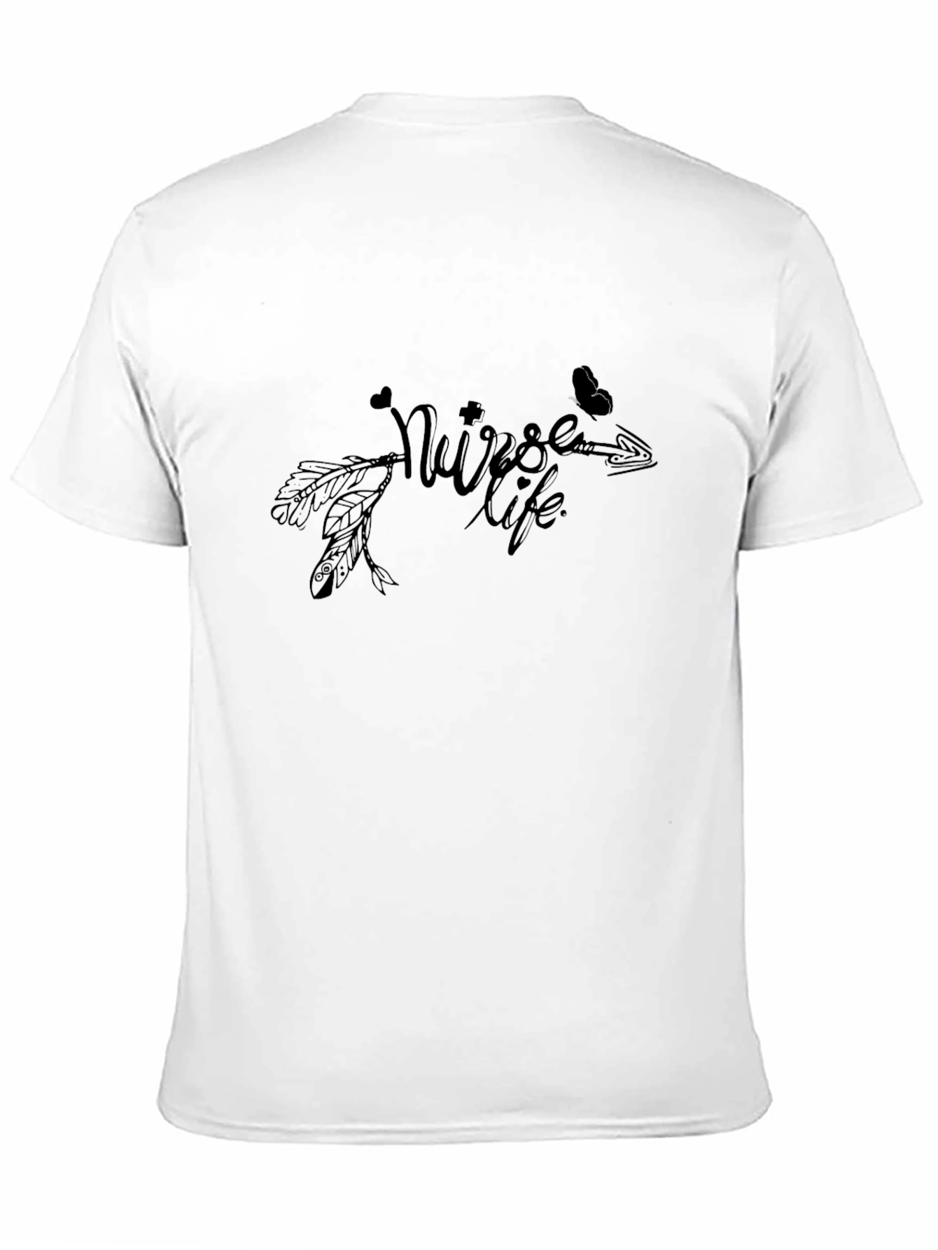 Nurse Life T-Shirt - Heart and Arrow Design