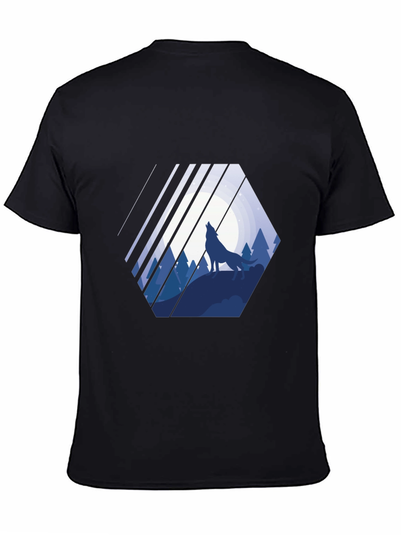 Wolf Howling Graphic T-Shirt