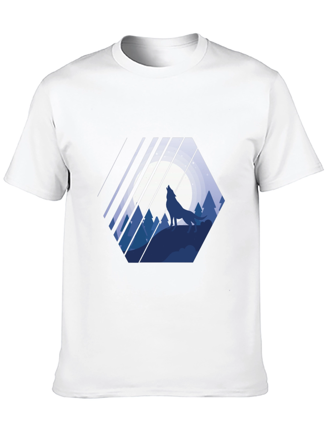 Wolf Howling Graphic T-Shirt