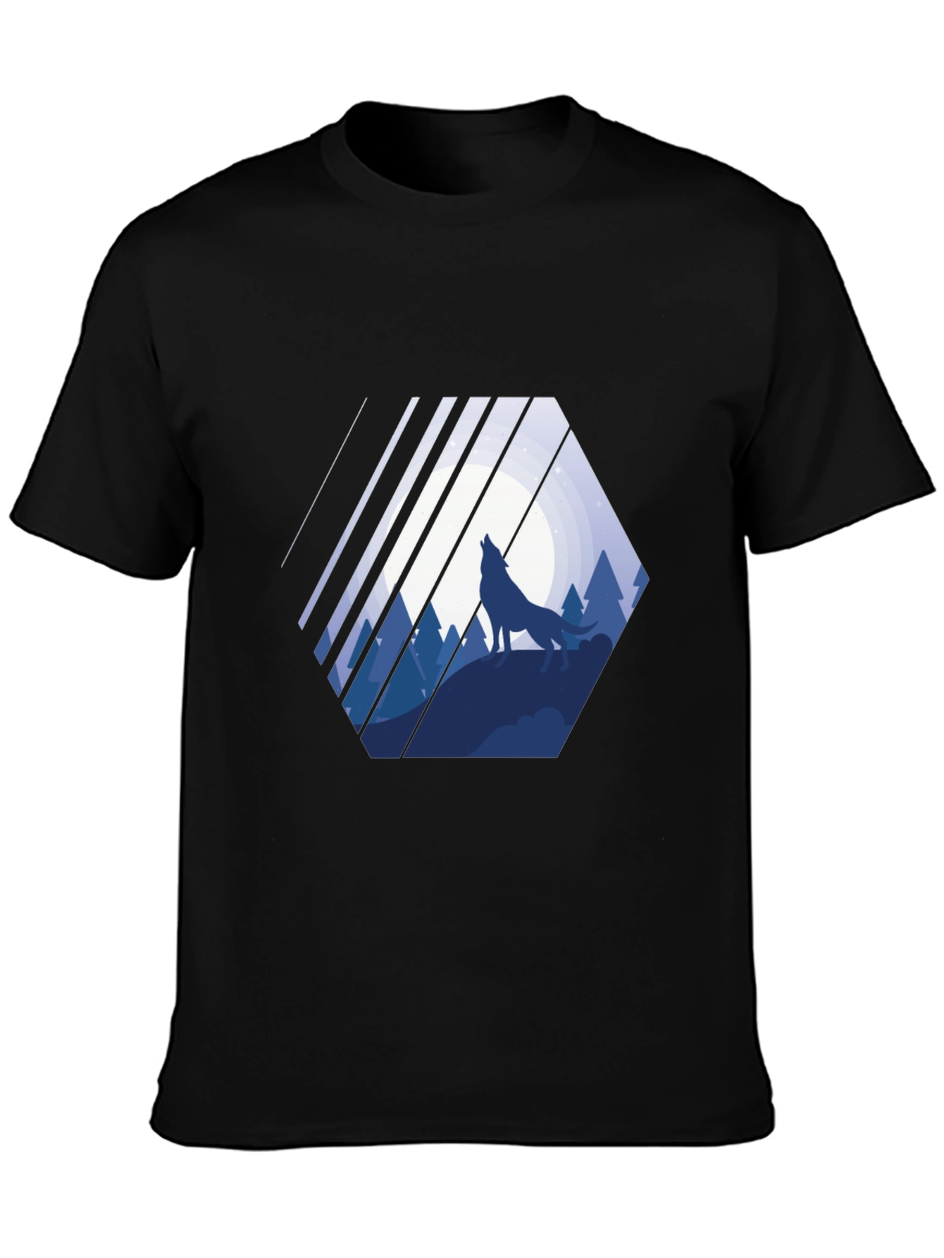 Wolf Howling Graphic T-Shirt