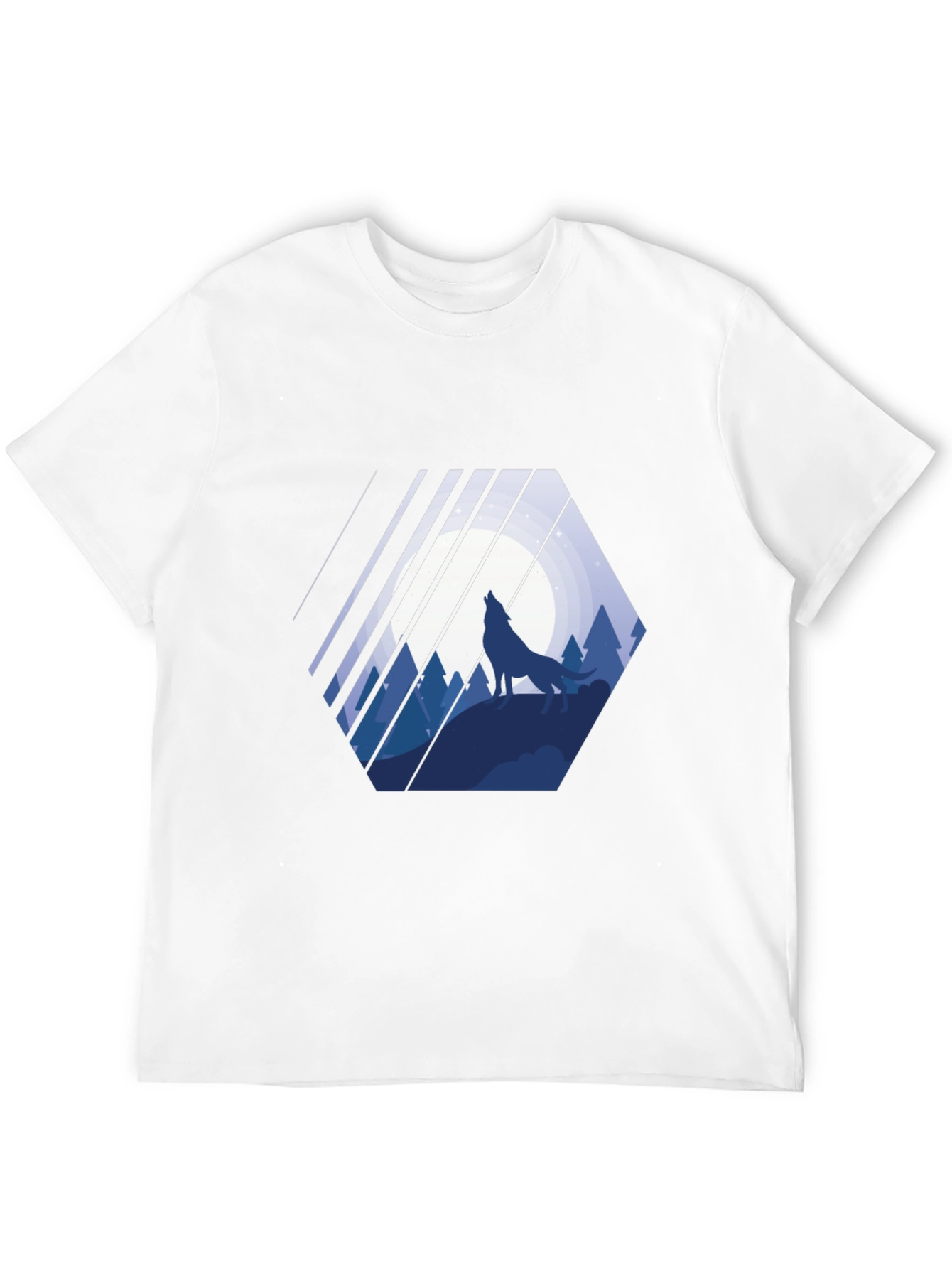 Wolf Howling Graphic T-Shirt