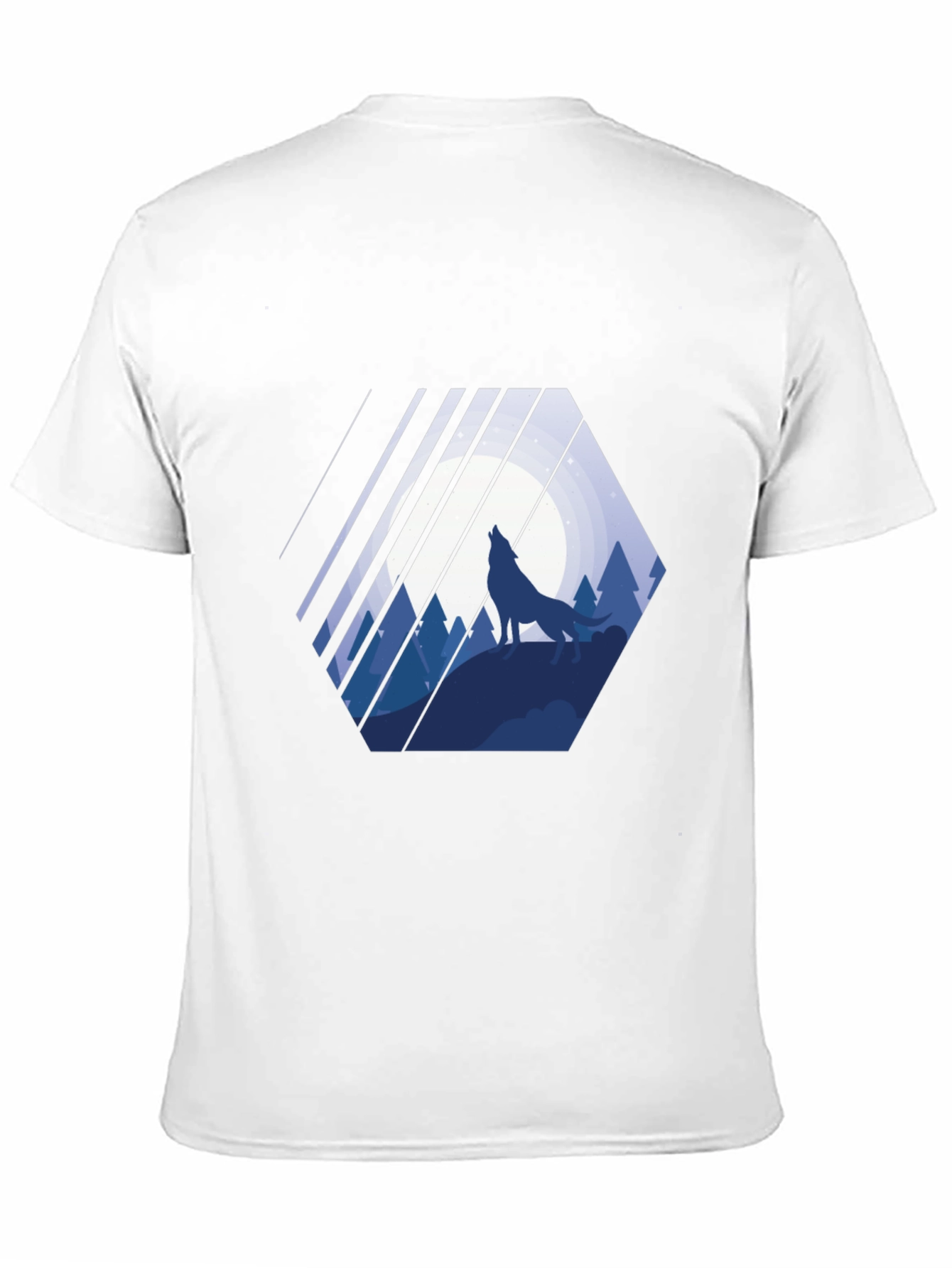 Wolf Howling Graphic T-Shirt