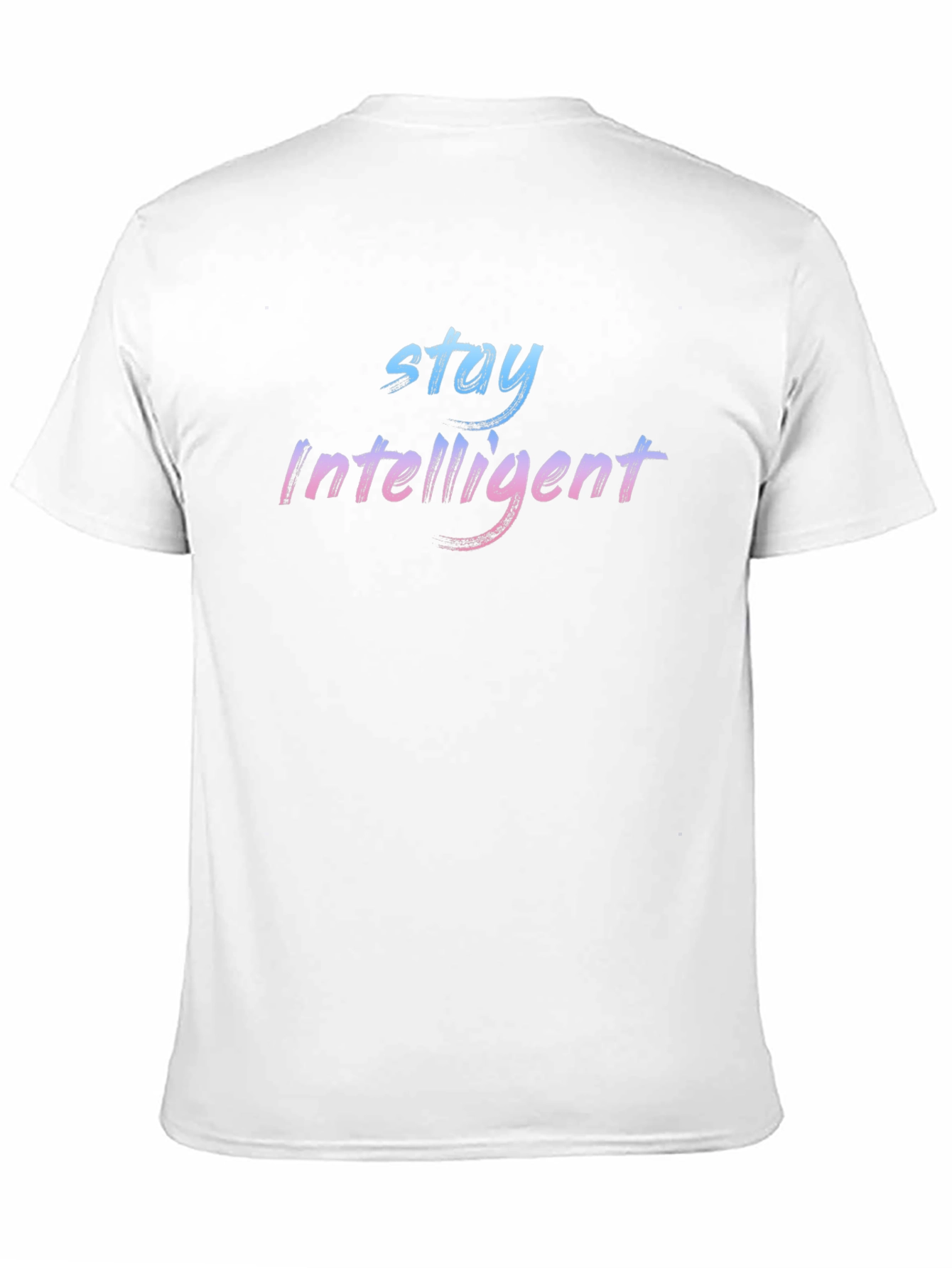 Stay Intelligent Graphic Black T-Shirt