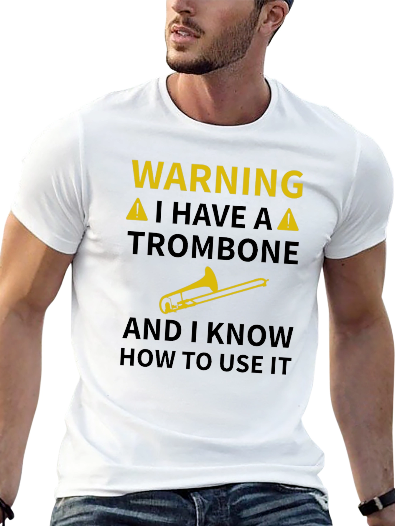 Warning Trombone T-Shirt