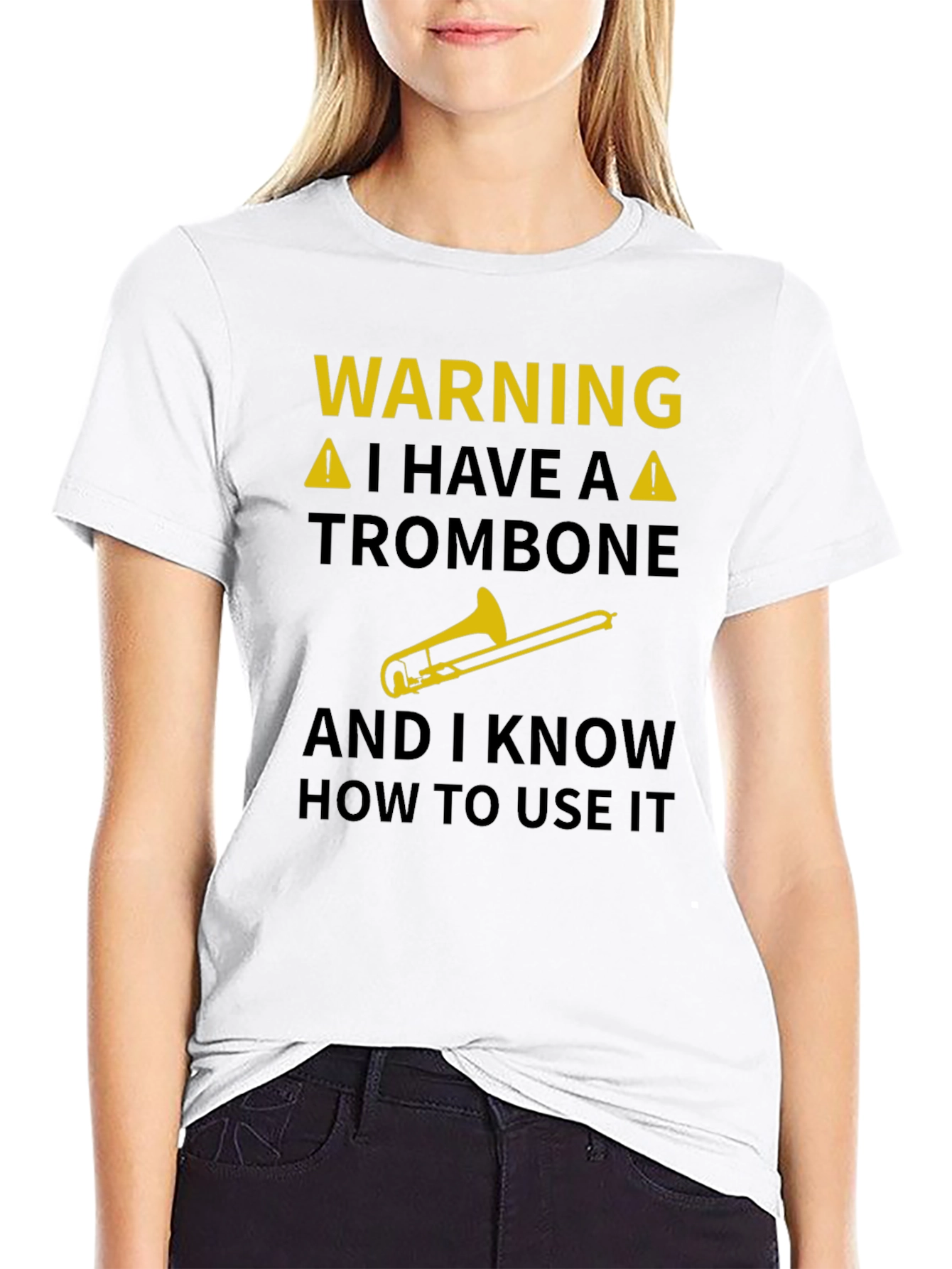 Warning Trombone T-Shirt