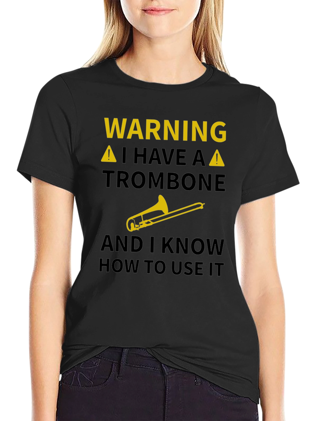 Warning Trombone T-Shirt