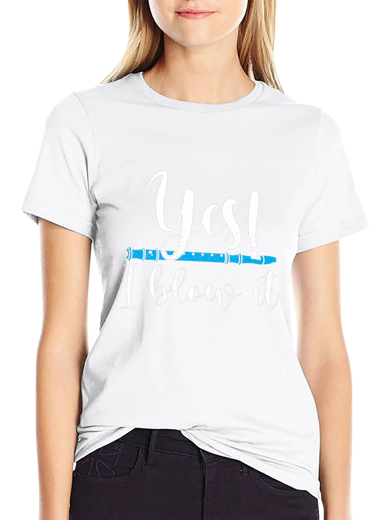 Yes I Blow It T-Shirt - Funny Music Tee