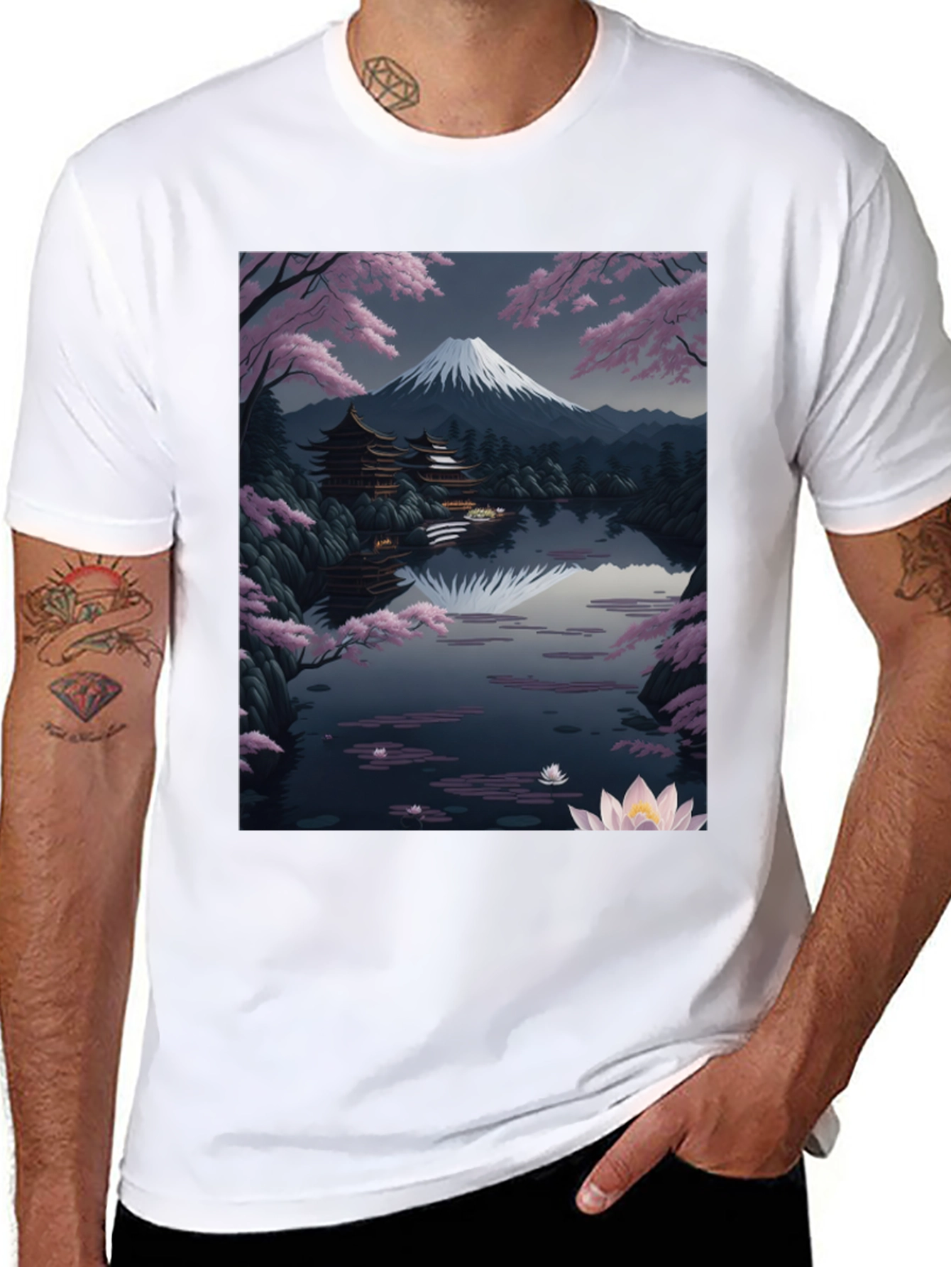Japanese Scenery Graphic Tee