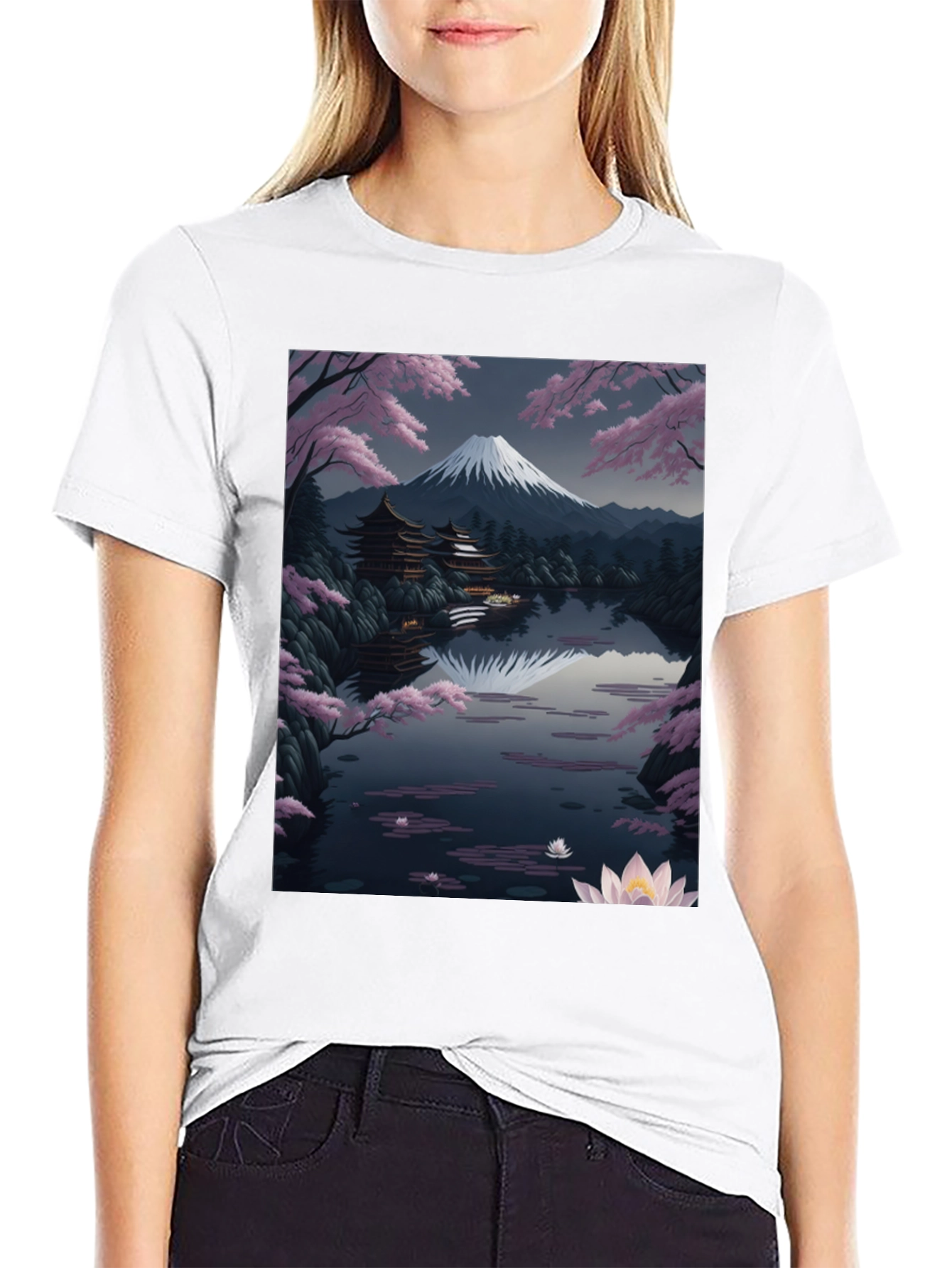 Japanese Scenery Graphic Tee