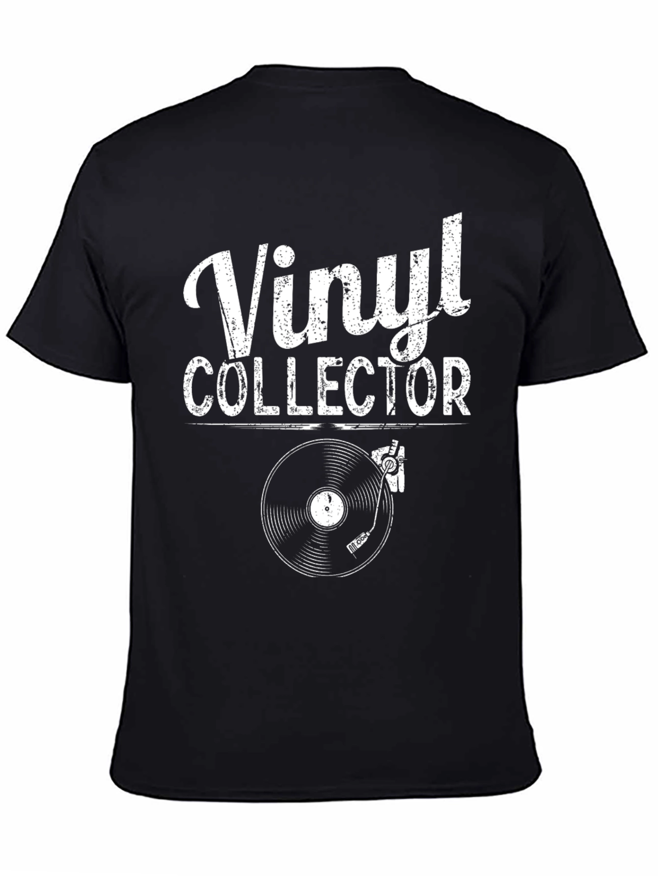 Vinyl Collector T-Shirt - Retro Music Lover Tee