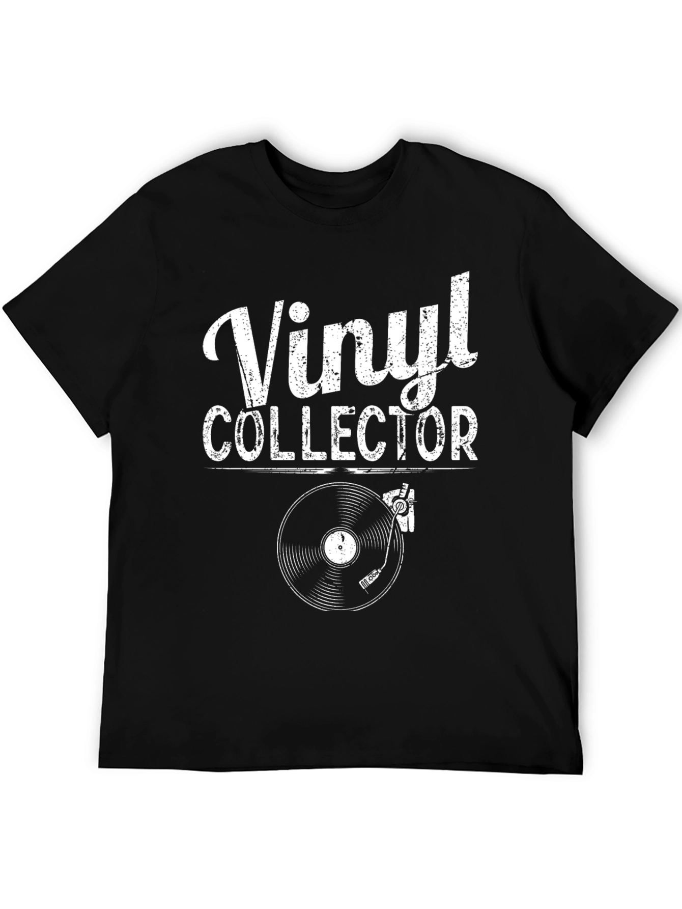 Vinyl Collector T-Shirt - Retro Music Lover Tee