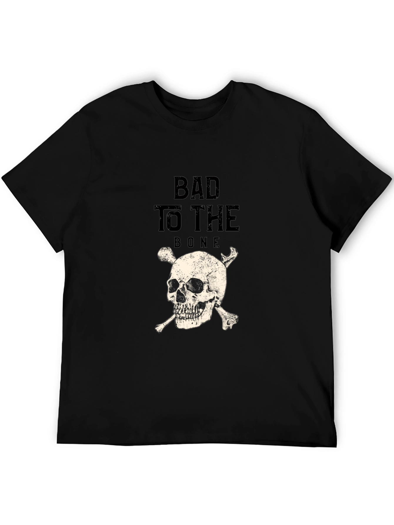 Bad to the Bone Skull Graphic Tee