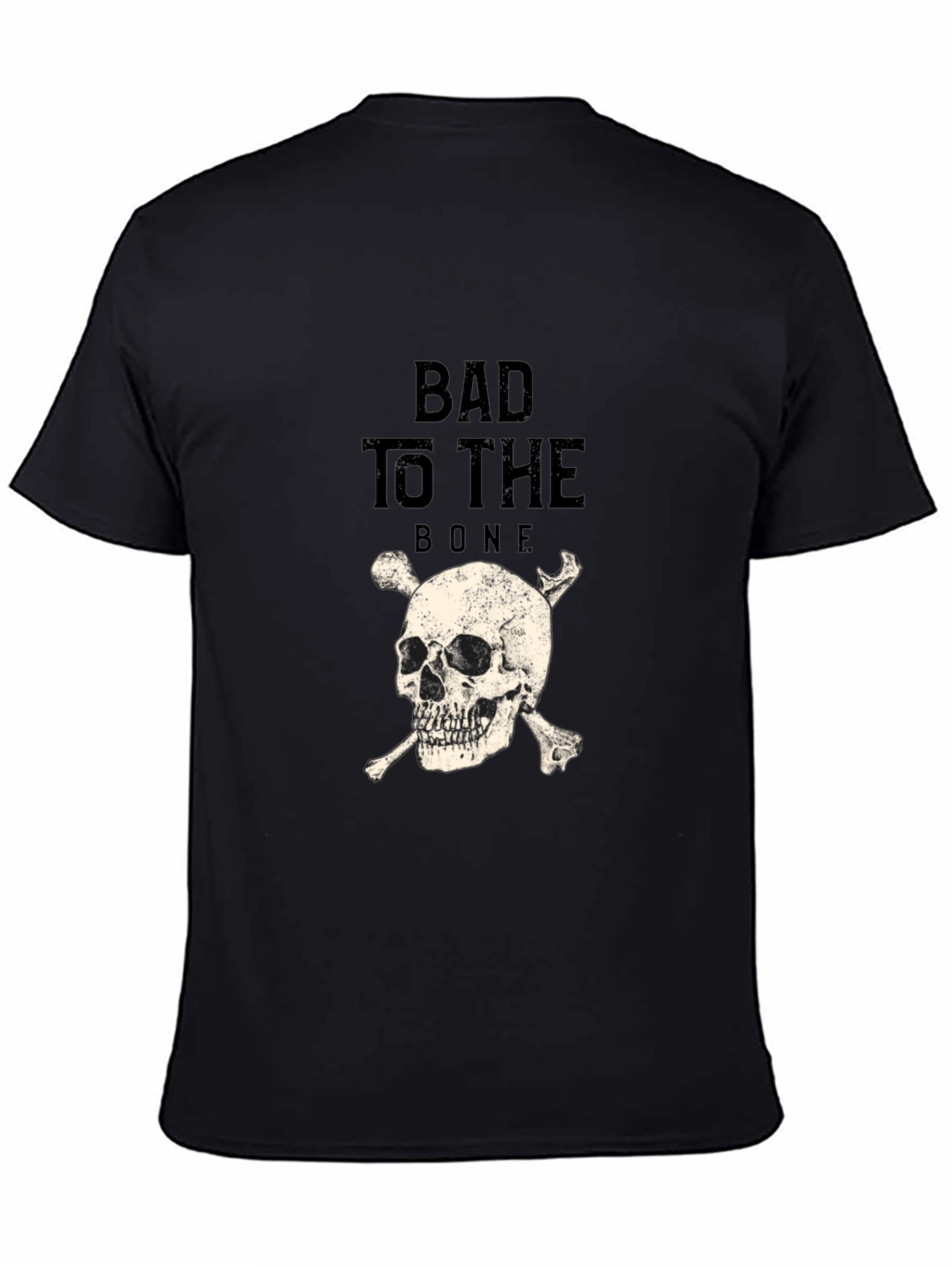 Bad to the Bone Skull Graphic Tee