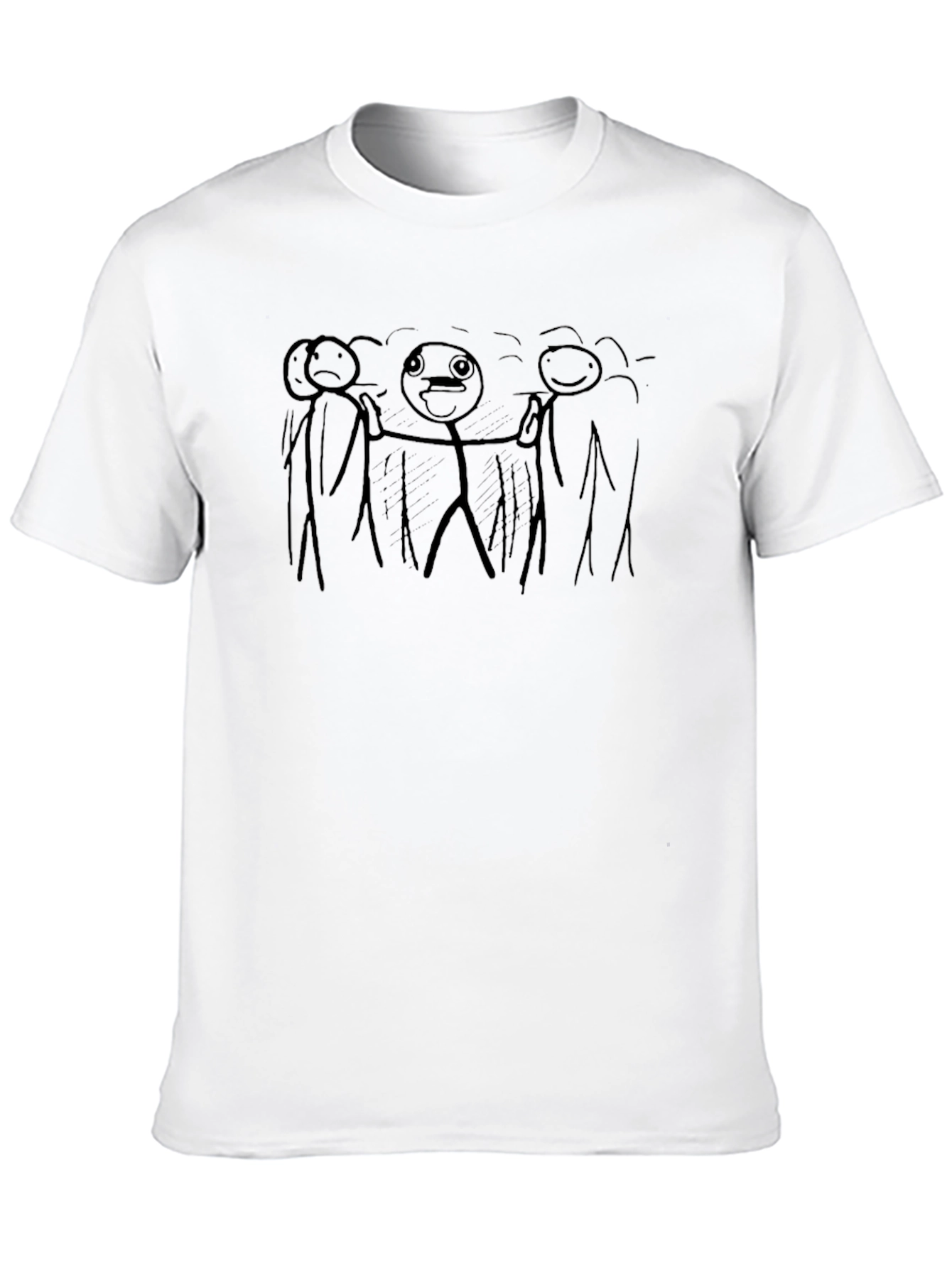 Epic Meme T-Shirt - Funny Stick Figure Design
