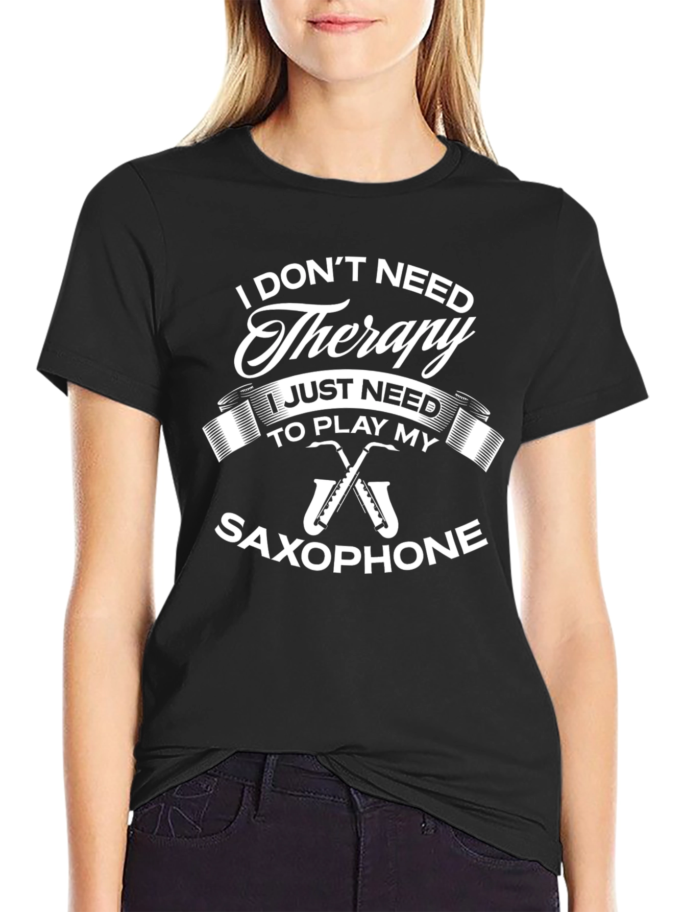Saxophone Therapy T-Shirt - Musicians Apparel