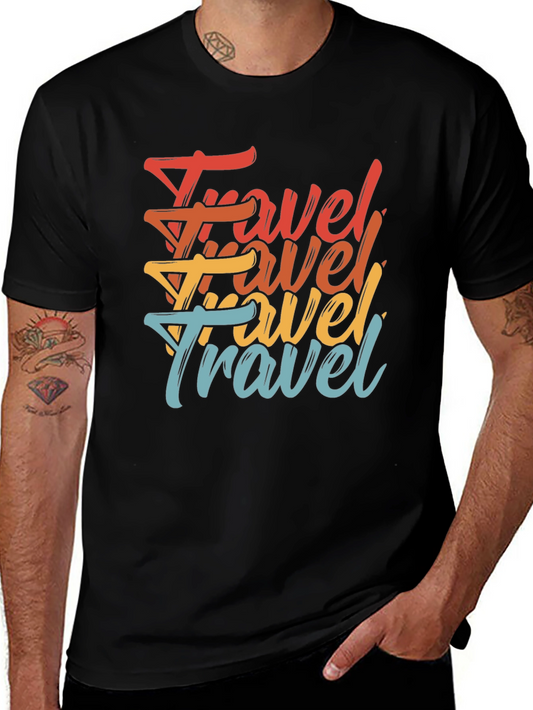 Retro Travel T-Shirt - Vintage Adventure Tee
