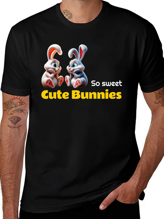 Cute Bunnies Graphic Tee - So Sweet!