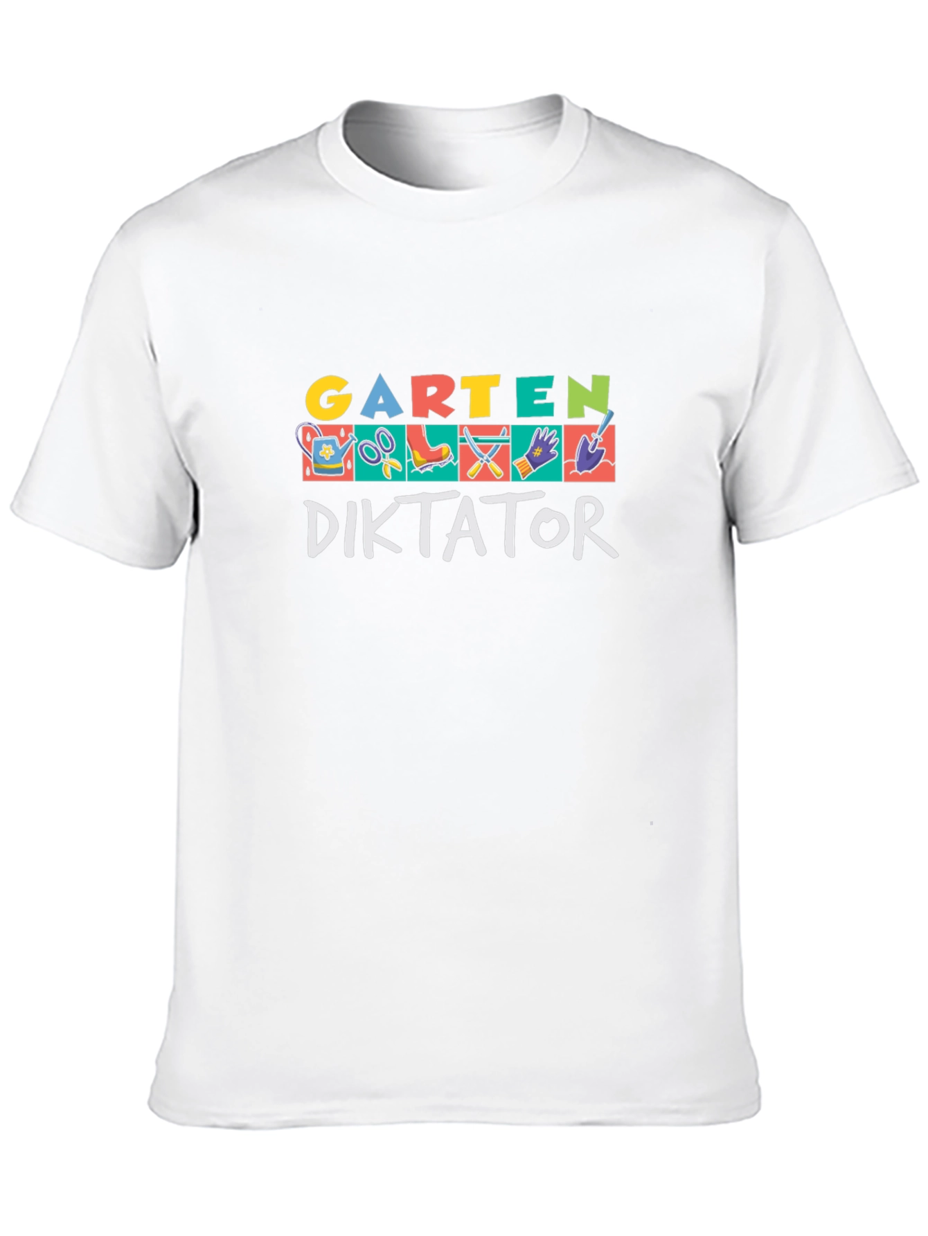 Garten Diktator Black Graphic T-Shirt