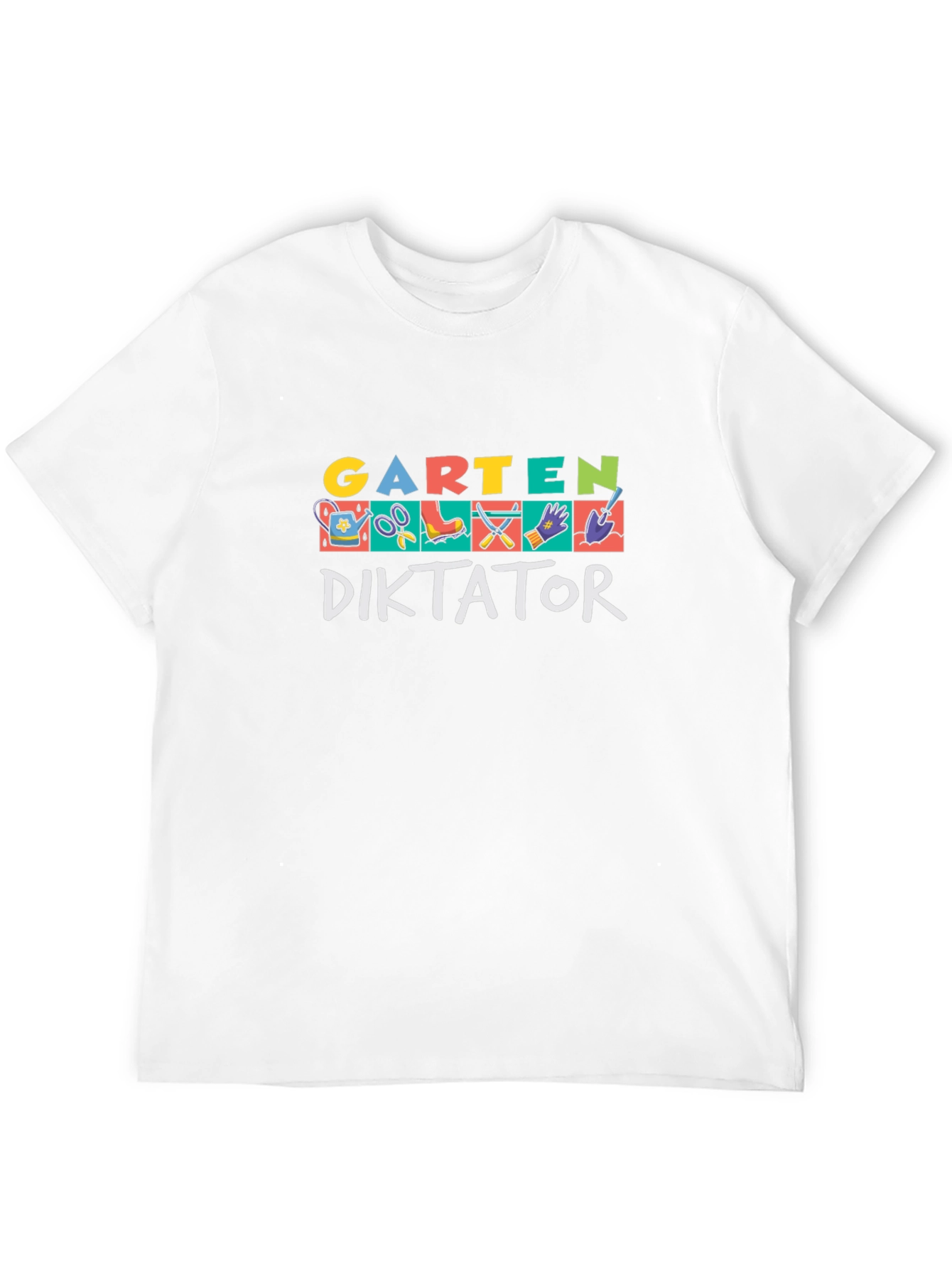 Garten Diktator Black Graphic T-Shirt