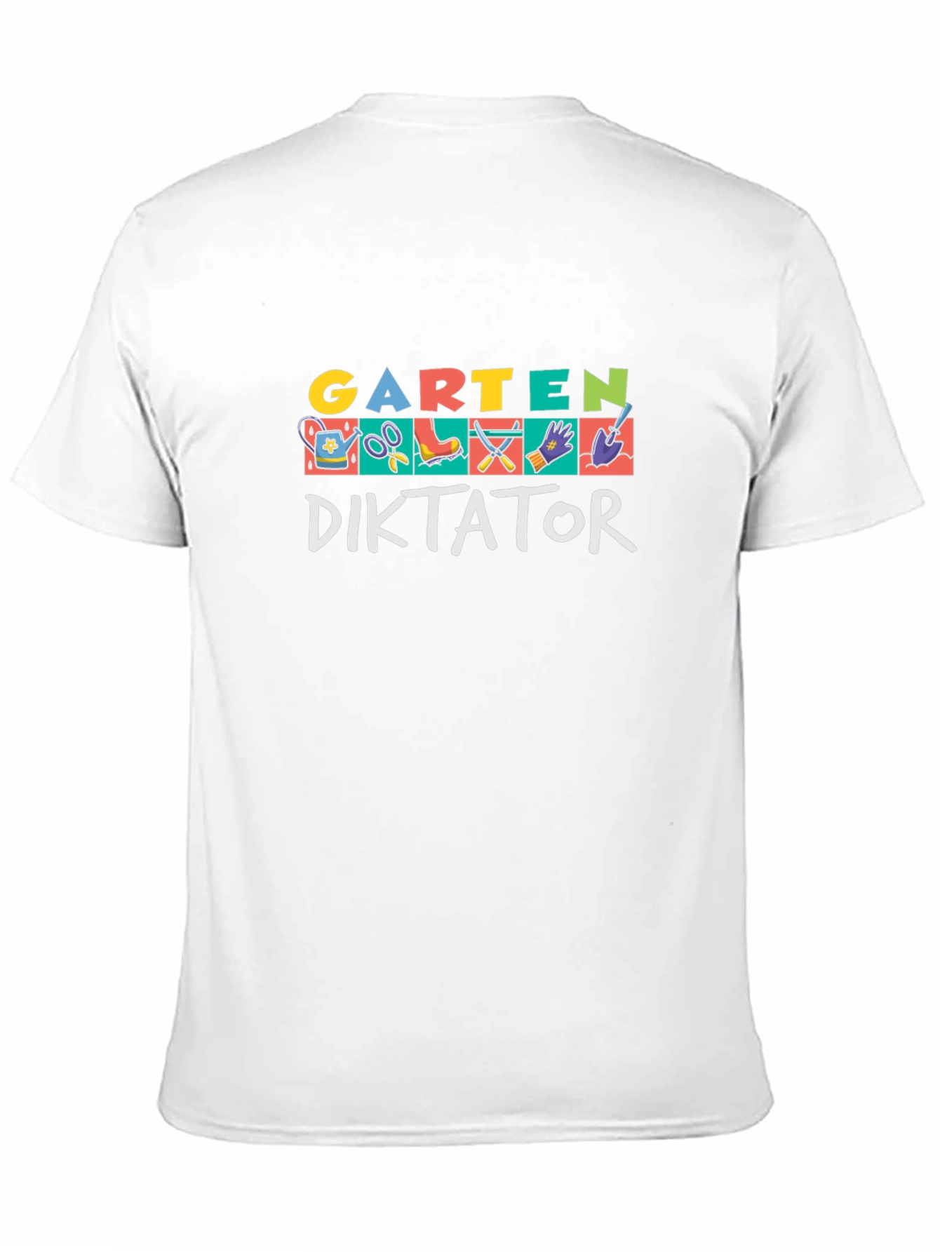 Garten Diktator Black Graphic T-Shirt