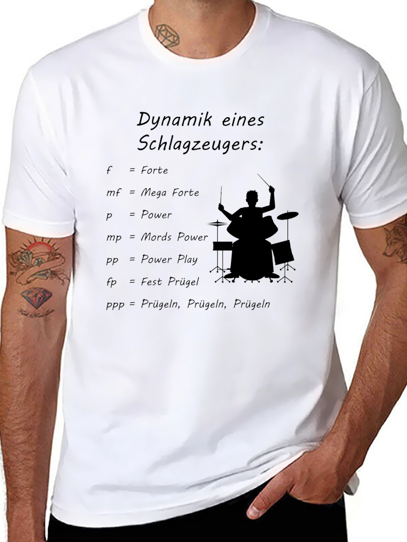 Drummer Dynamics Black T-Shirt