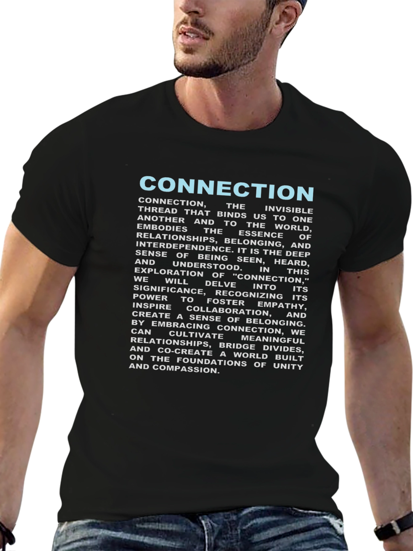 Connection T-Shirt: Unity & Empathy Design