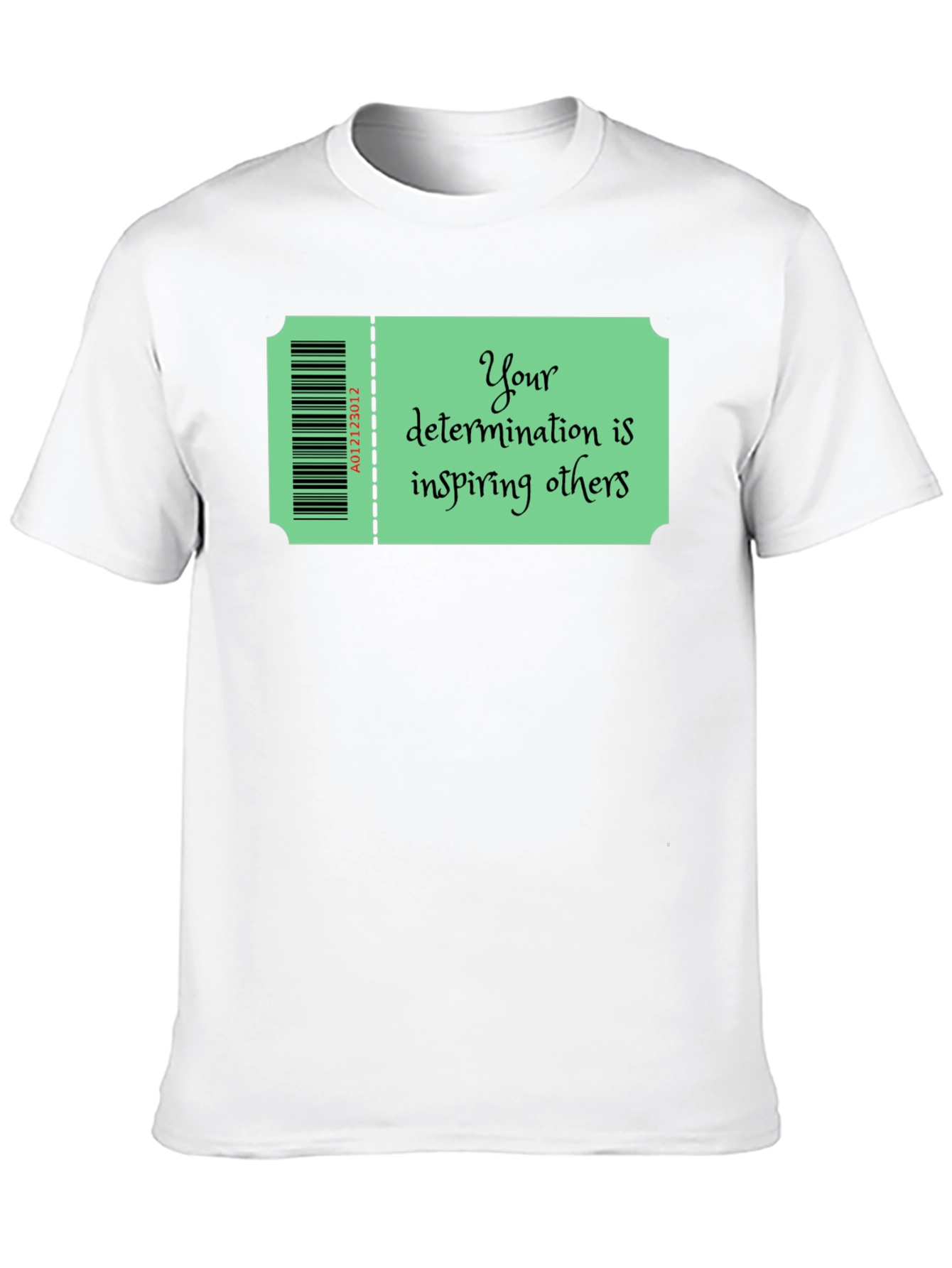Motivational Ticket Black T-Shirt