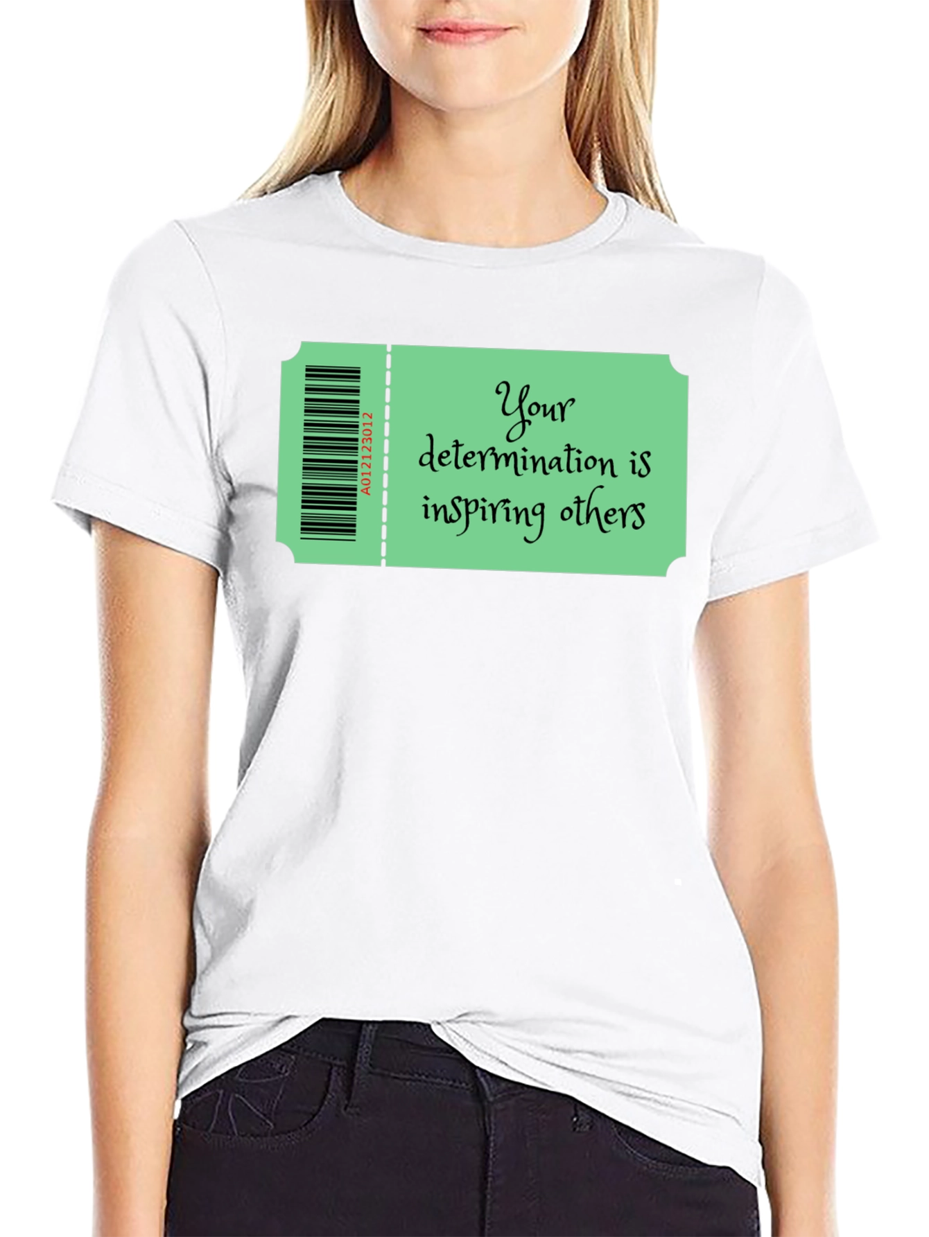 Motivational Ticket Black T-Shirt