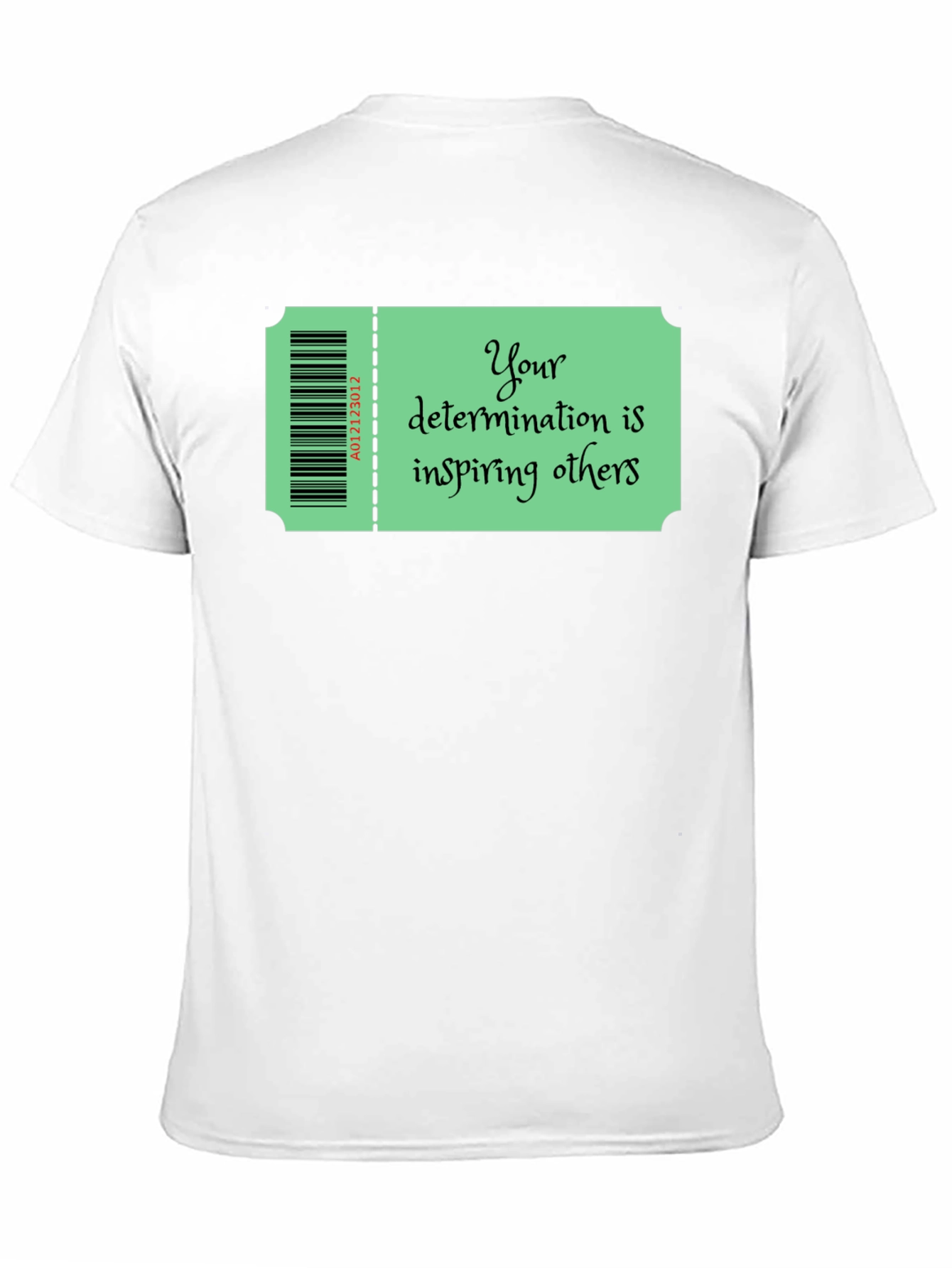 Motivational Ticket Black T-Shirt