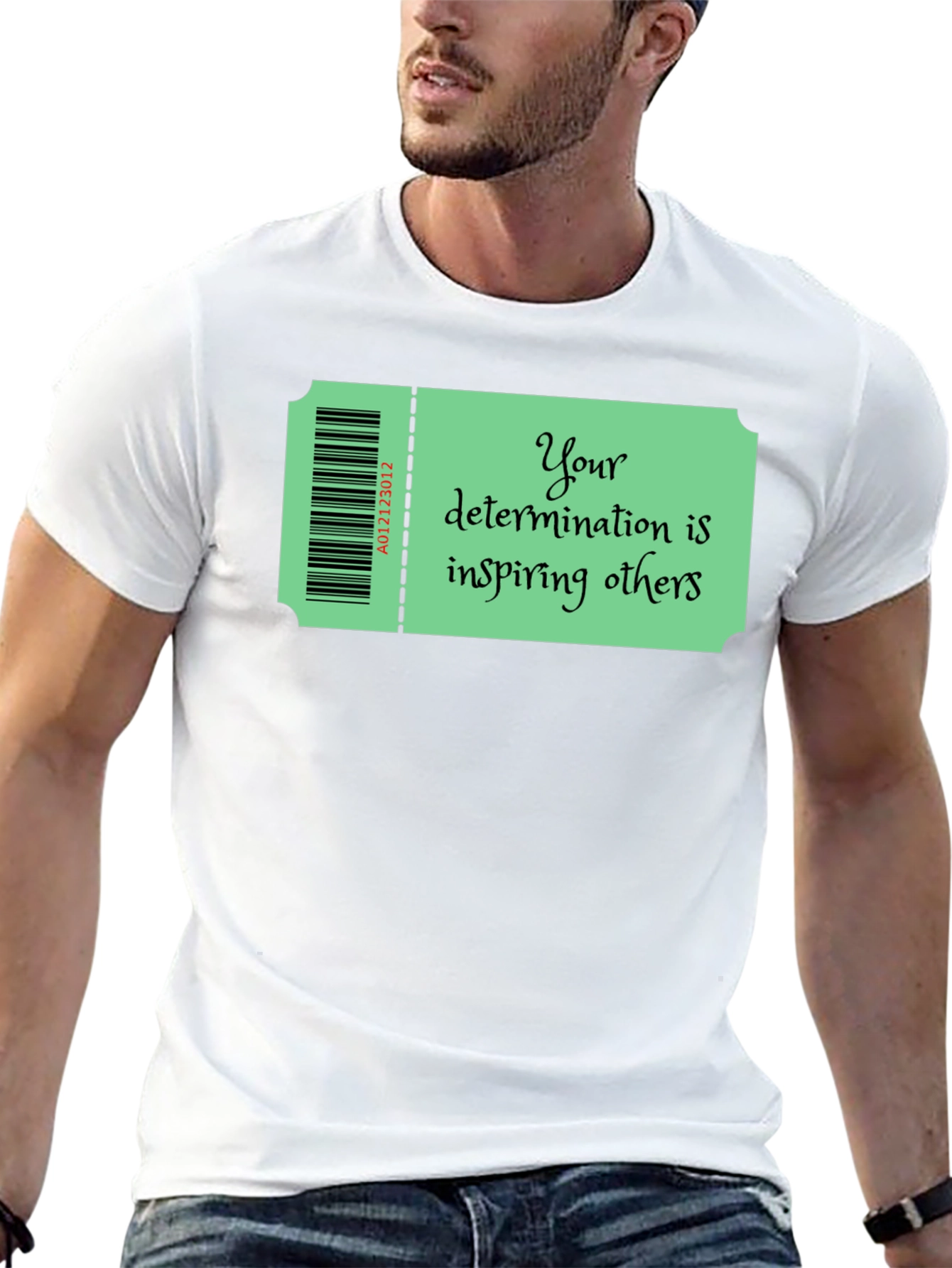 Motivational Ticket Black T-Shirt