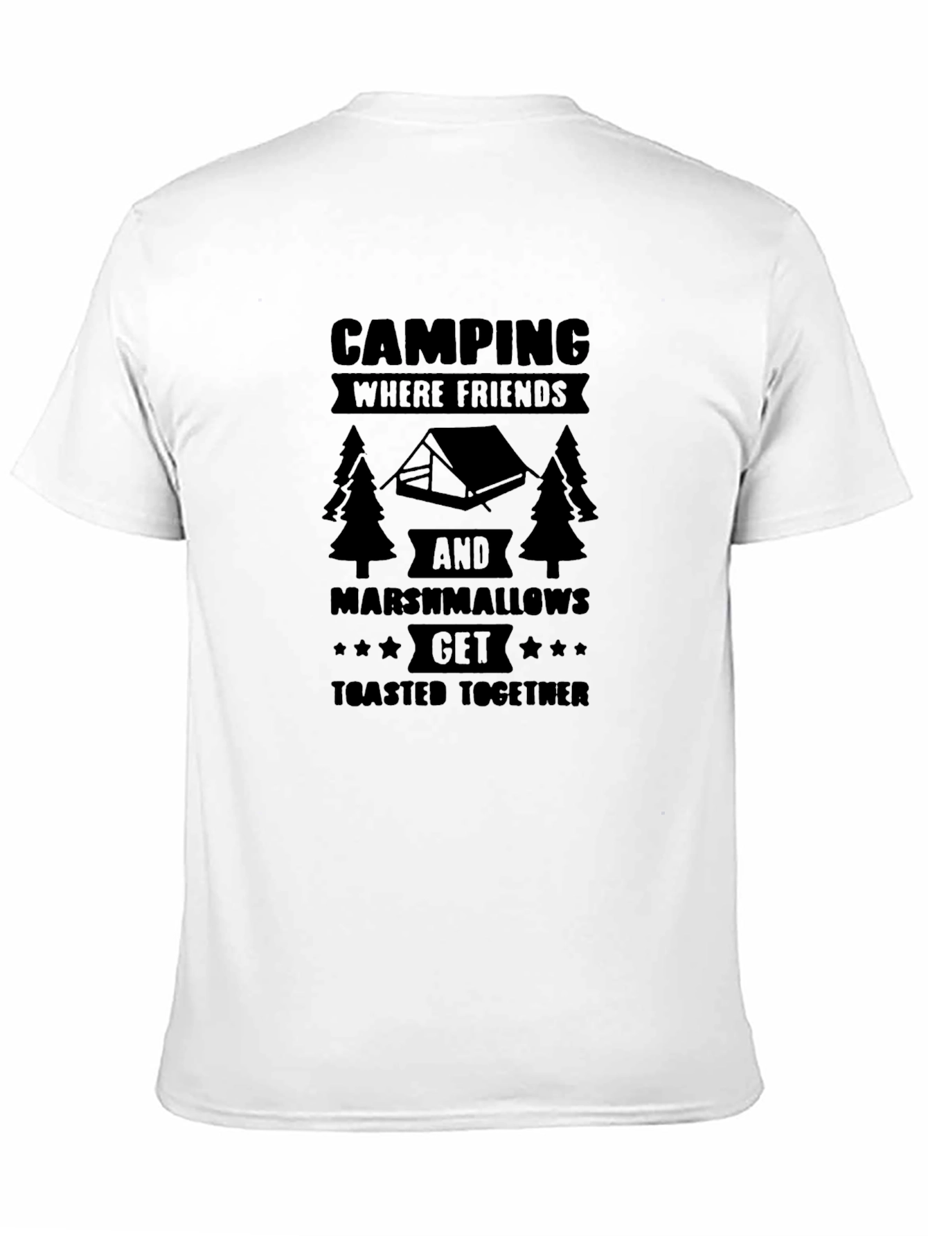 Camping Friends & Marshmallows Graphic Tee