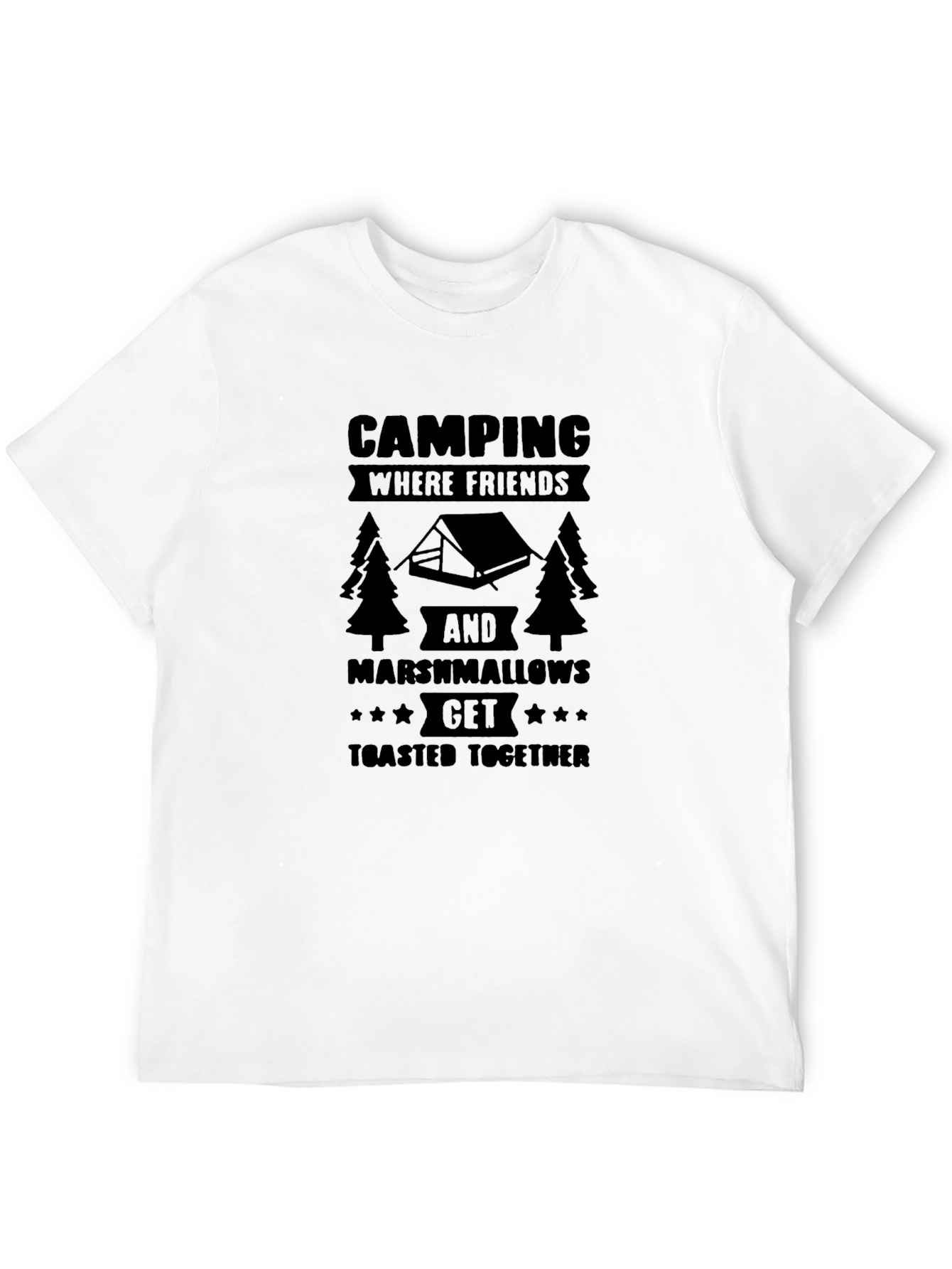 Camping Friends & Marshmallows Graphic Tee