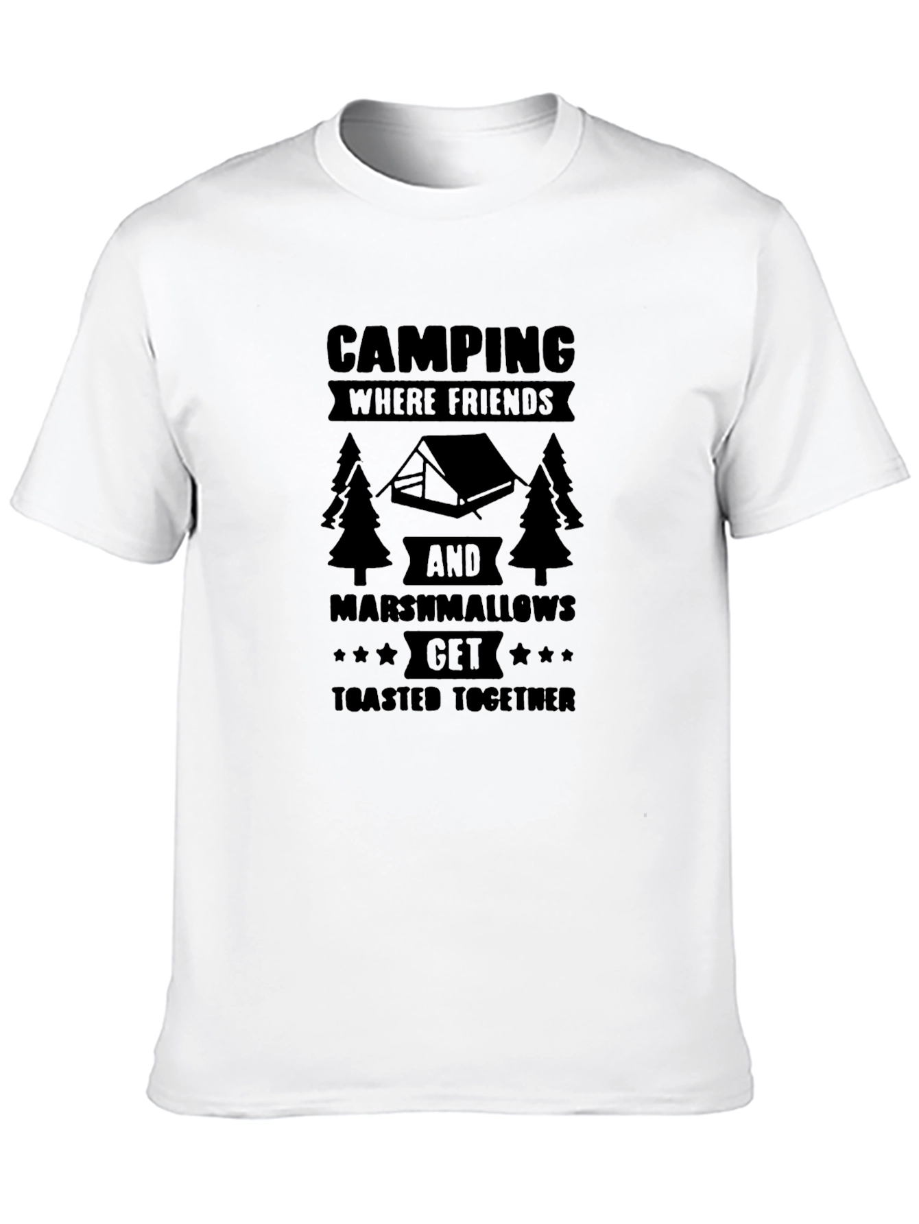 Camping Friends & Marshmallows Graphic Tee