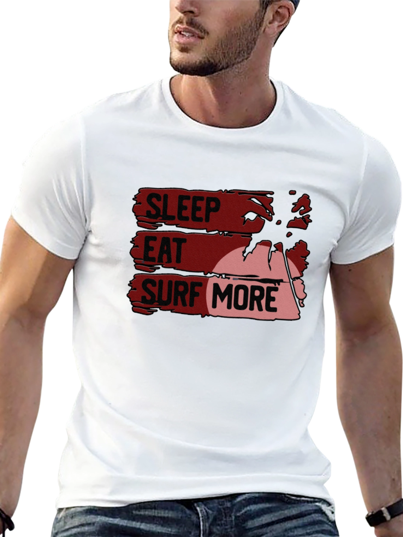 Sleep Eat Surf More Graphic Tee