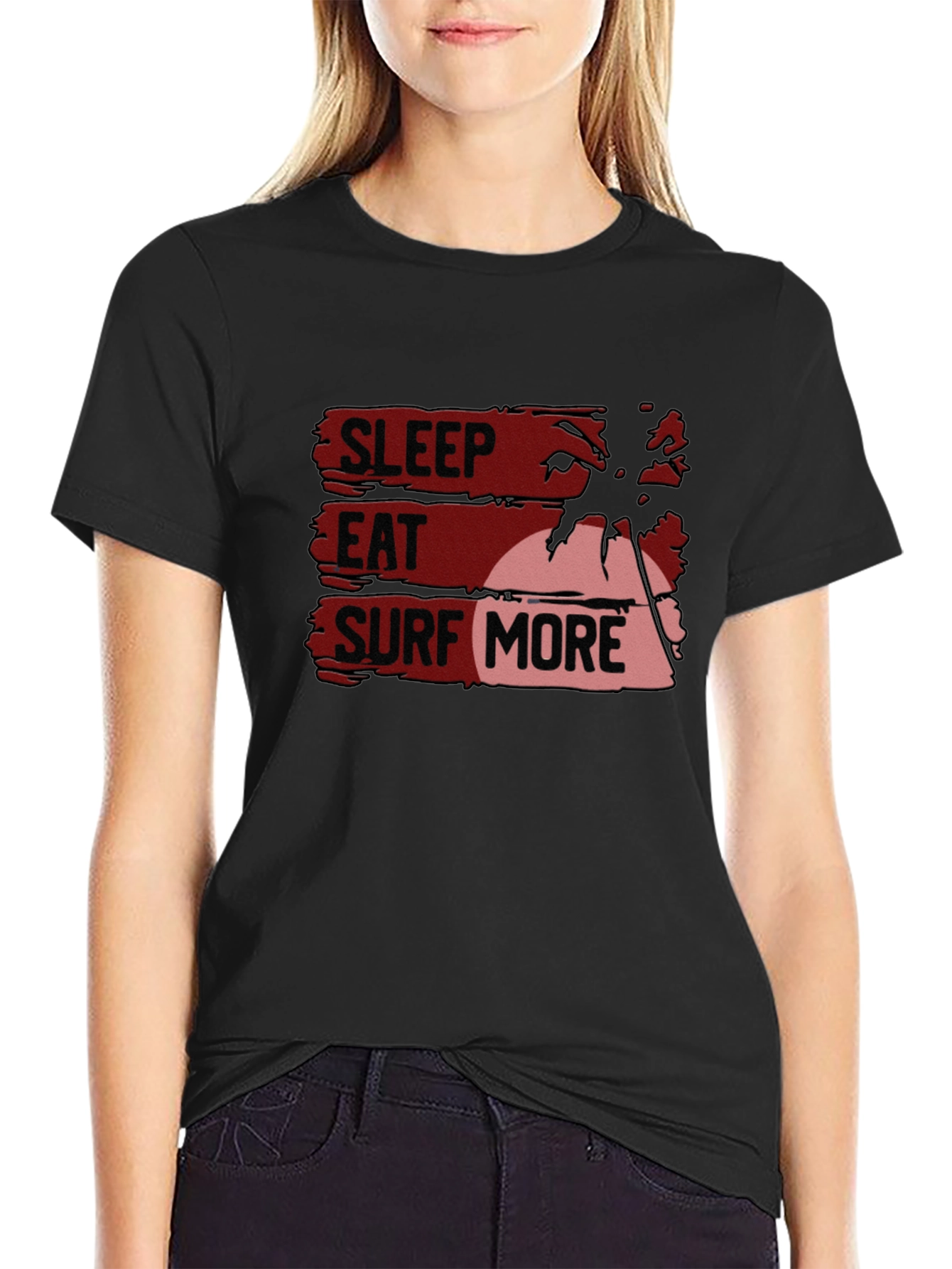 Sleep Eat Surf More Graphic Tee