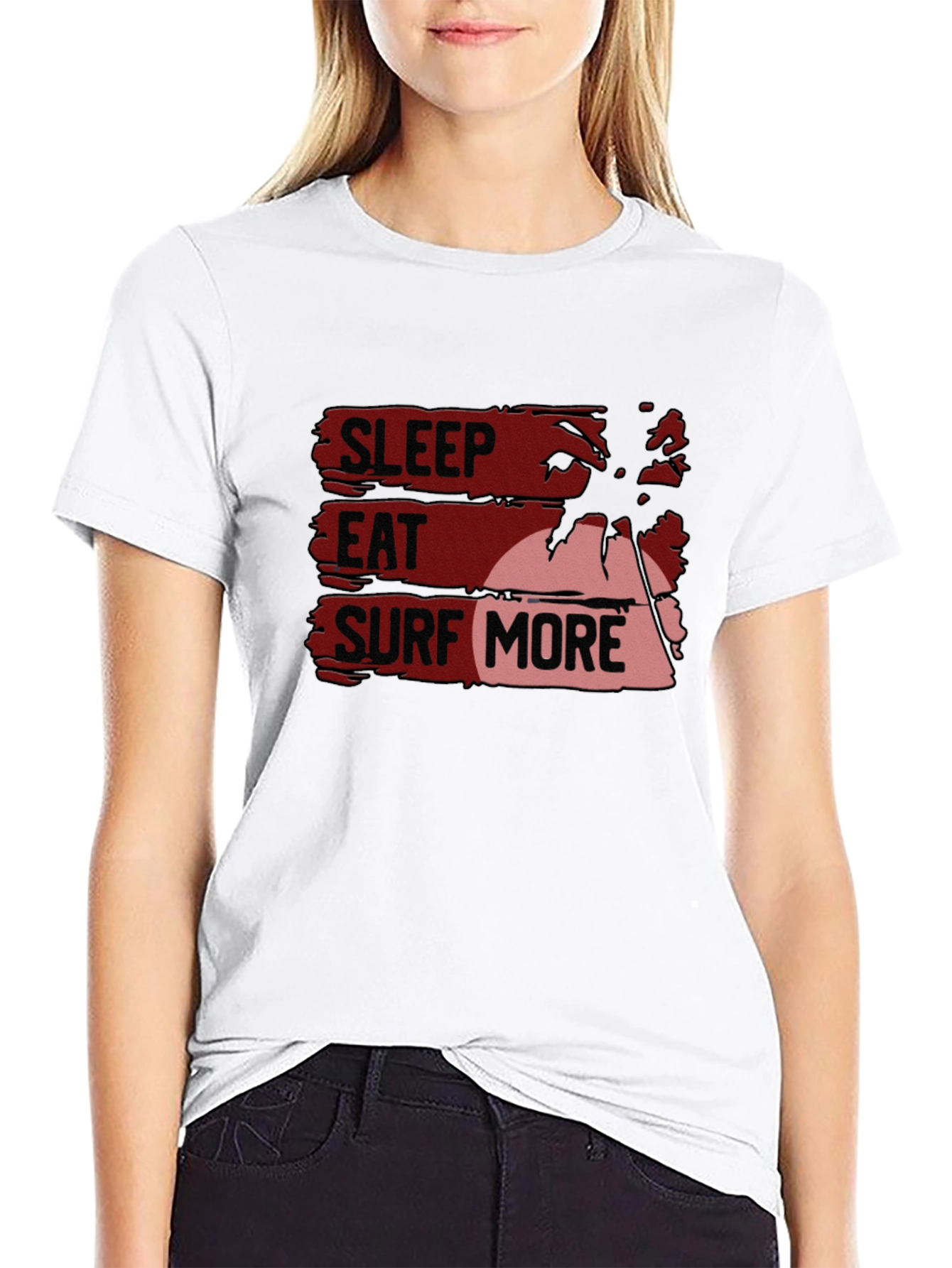 Sleep Eat Surf More Graphic Tee