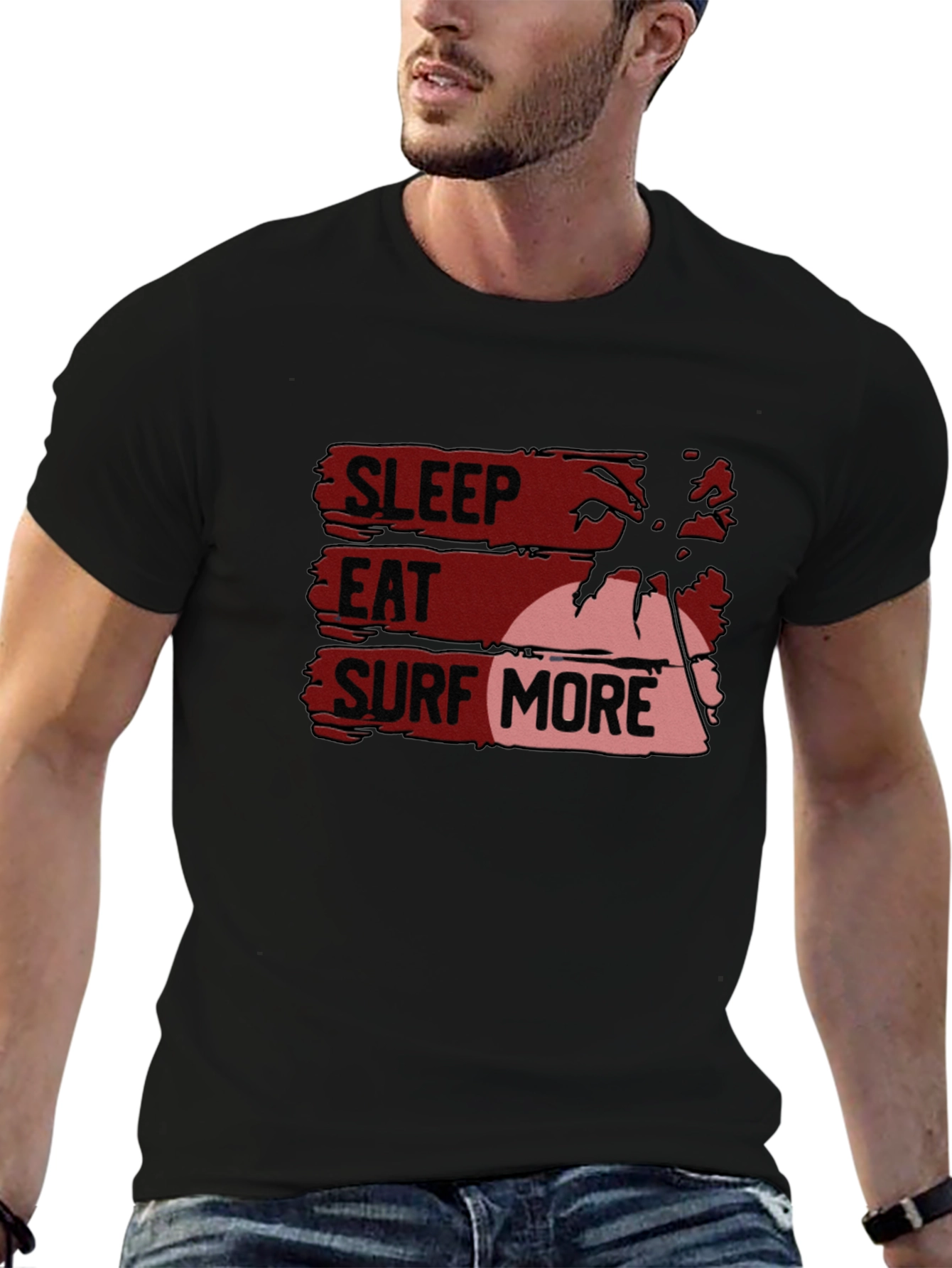 Sleep Eat Surf More Graphic Tee