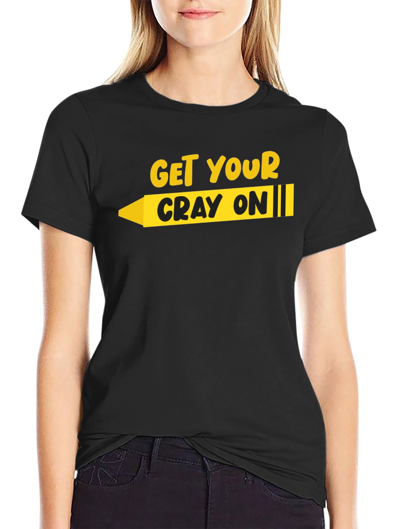 Get Your Cray On T-Shirt - Black Graphic Tee