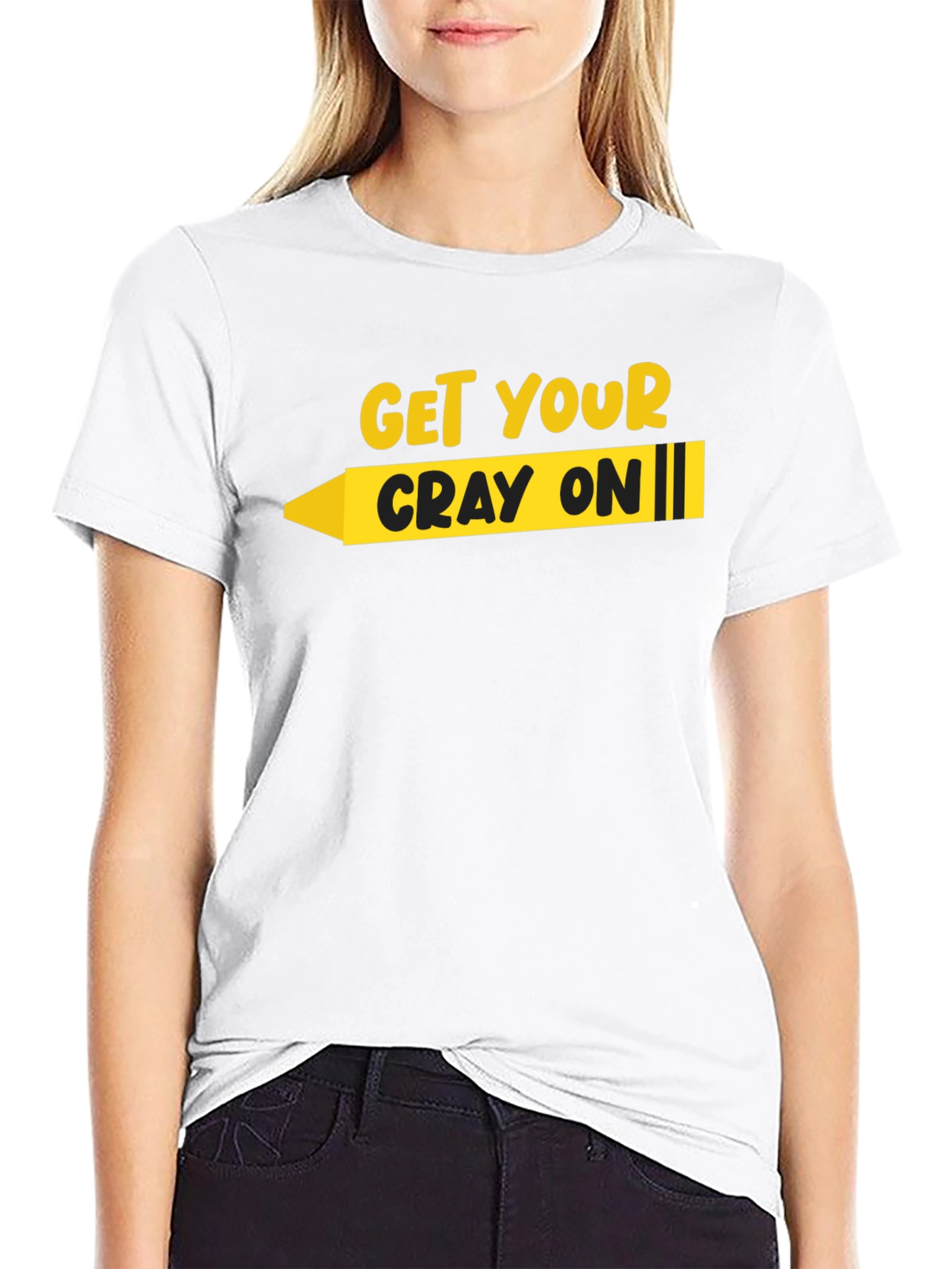 Get Your Cray On T-Shirt - Black Graphic Tee
