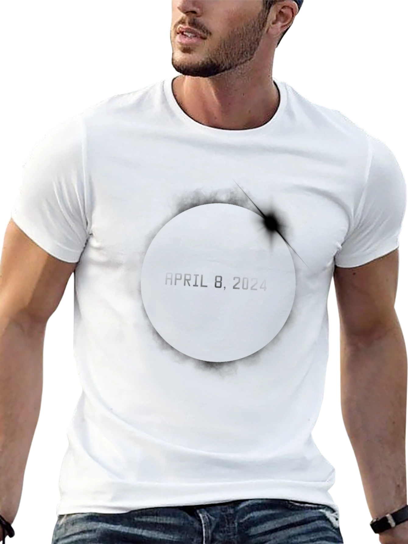 April 8 2024 Eclipse T-Shirt - Dark Sky Tee