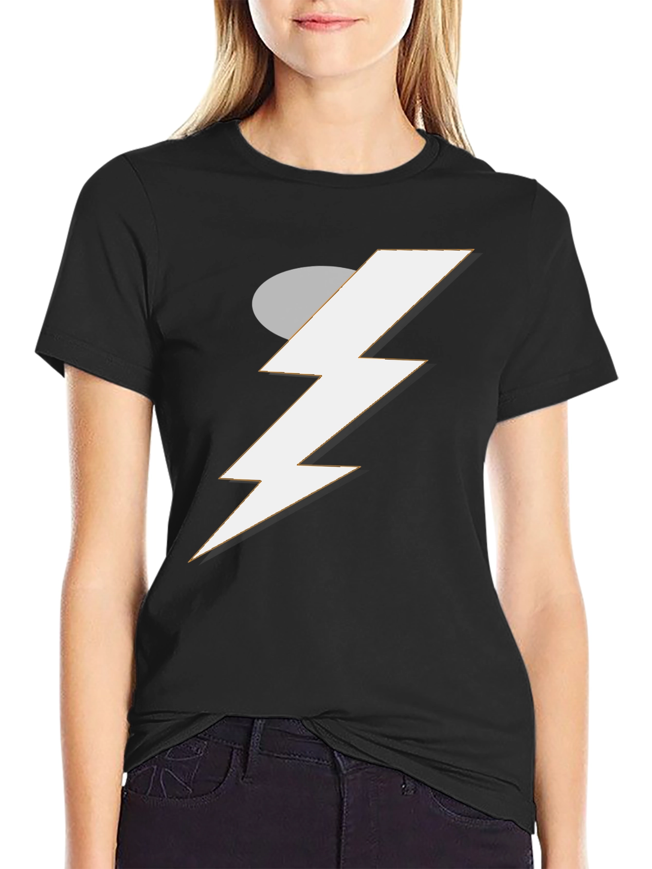 Flash Logo T-Shirt - Black Superhero Tee