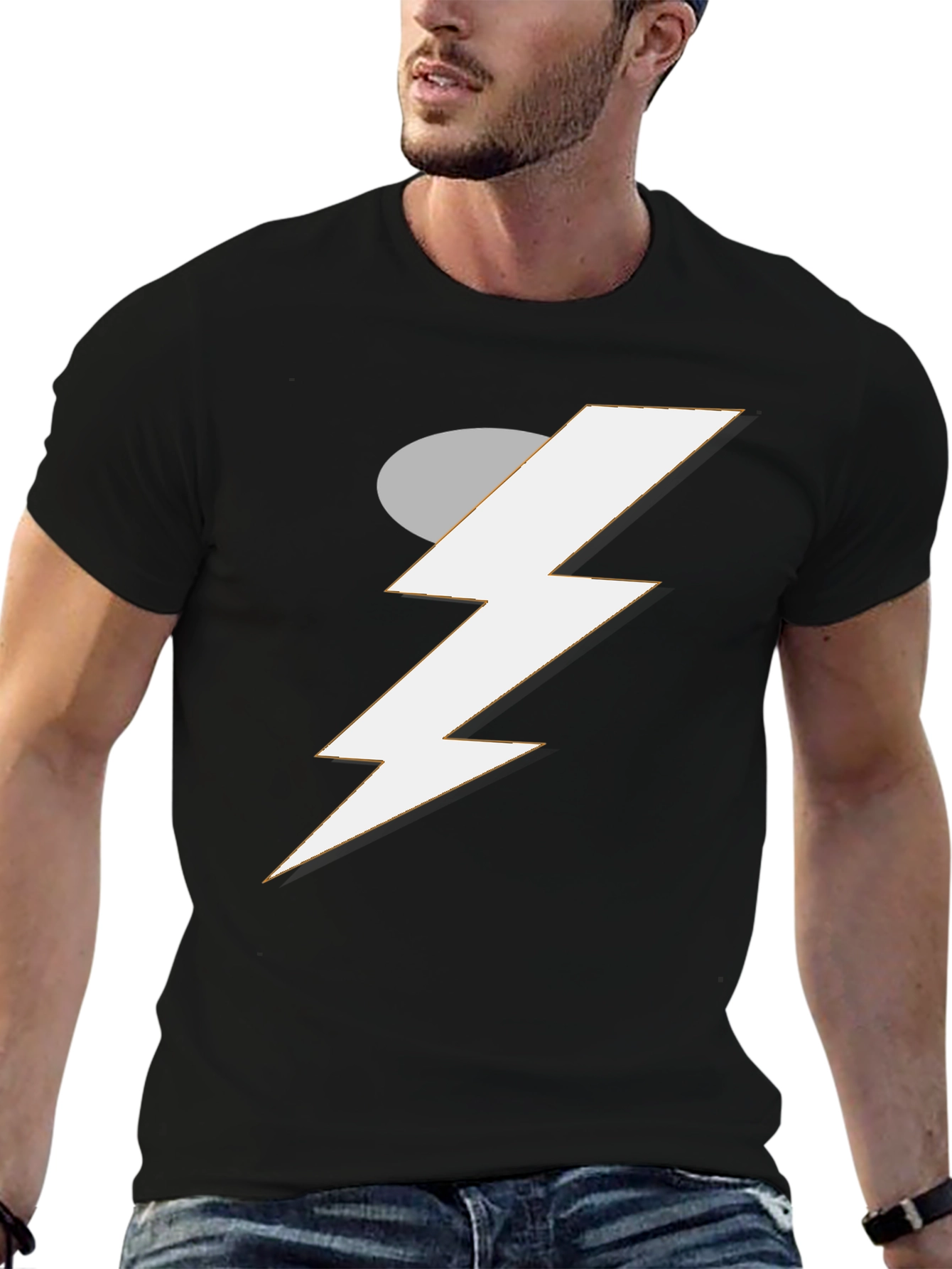 Flash Logo T-Shirt - Black Superhero Tee