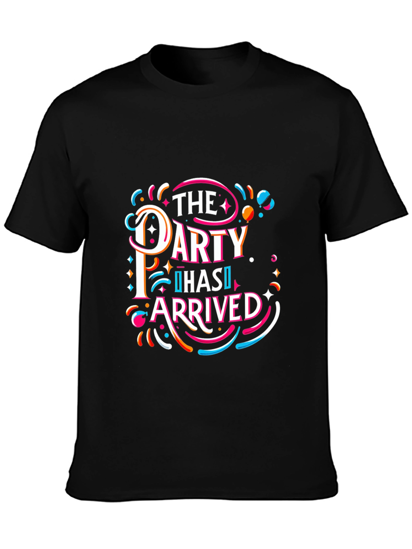 The Party Has Arrived Graphic T-Shirt