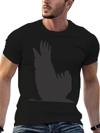 Raven Silhouette Black T-Shirt