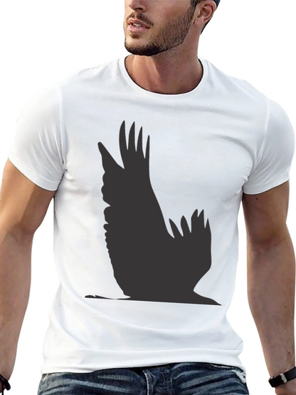 Raven Silhouette Black T-Shirt