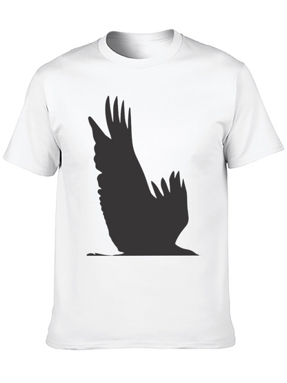 Raven Silhouette Black T-Shirt