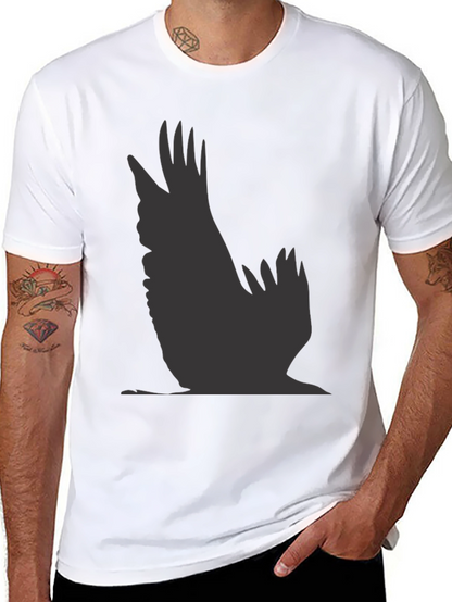 Raven Silhouette Black T-Shirt
