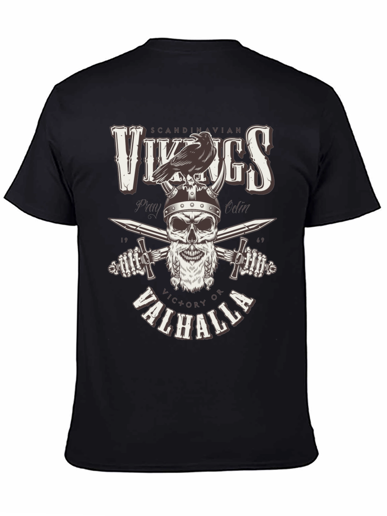 Vikings Victory or Valhalla Graphic Tee